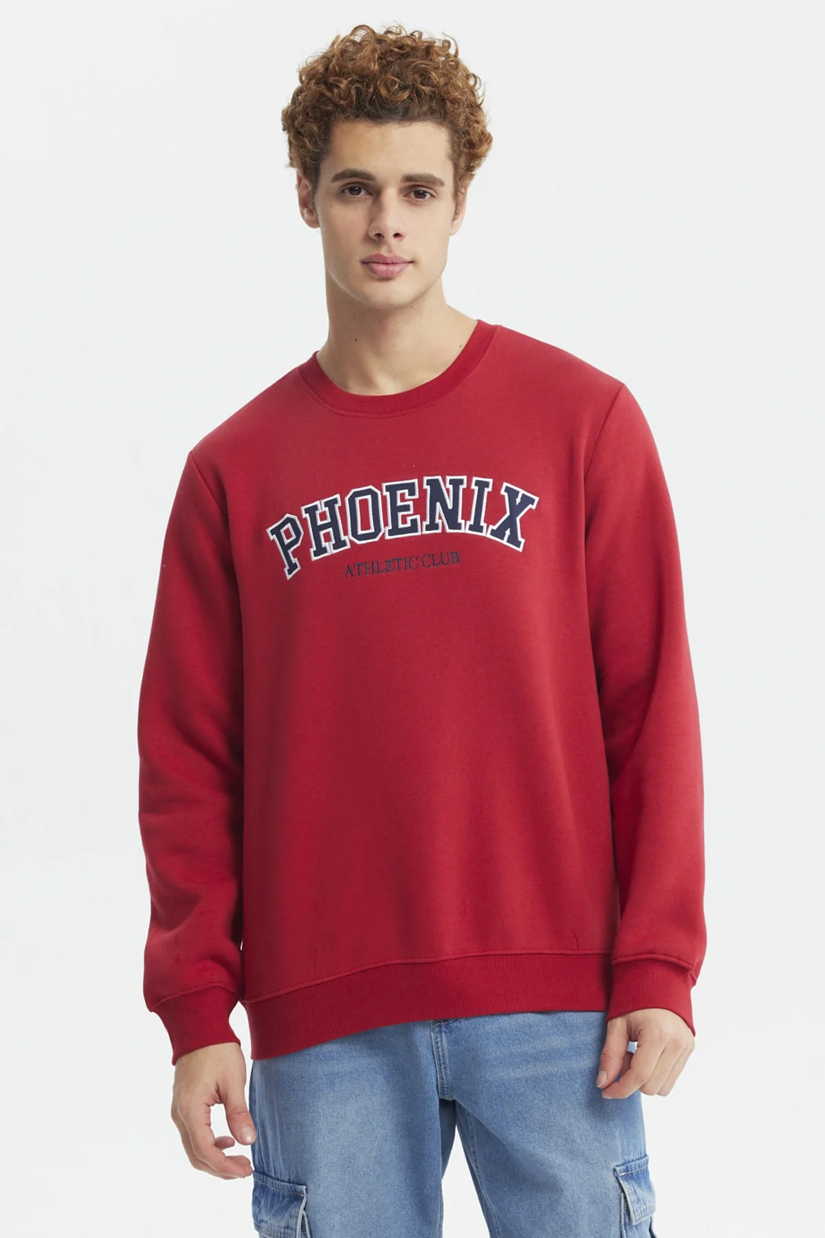 Polerón Hombre Slim Rojo