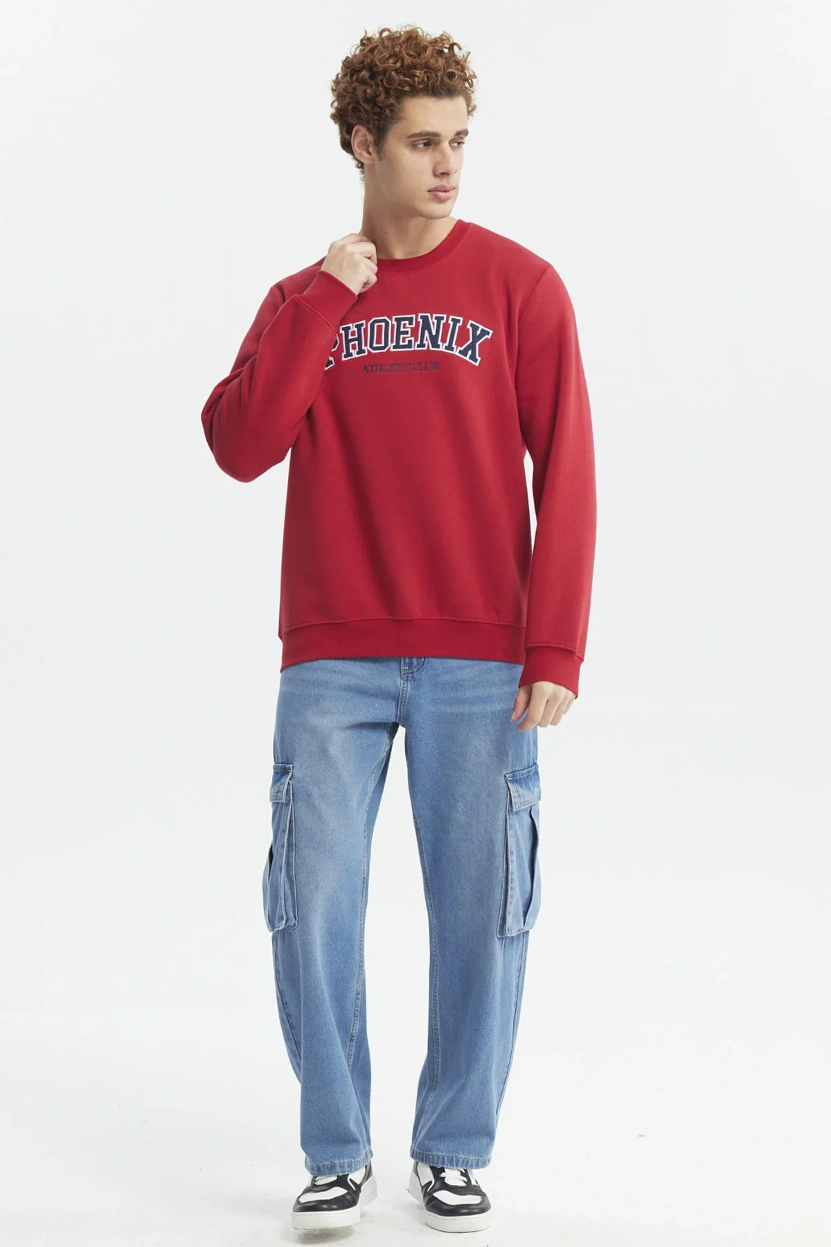 Polerón Hombre Slim Rojo - Image 4