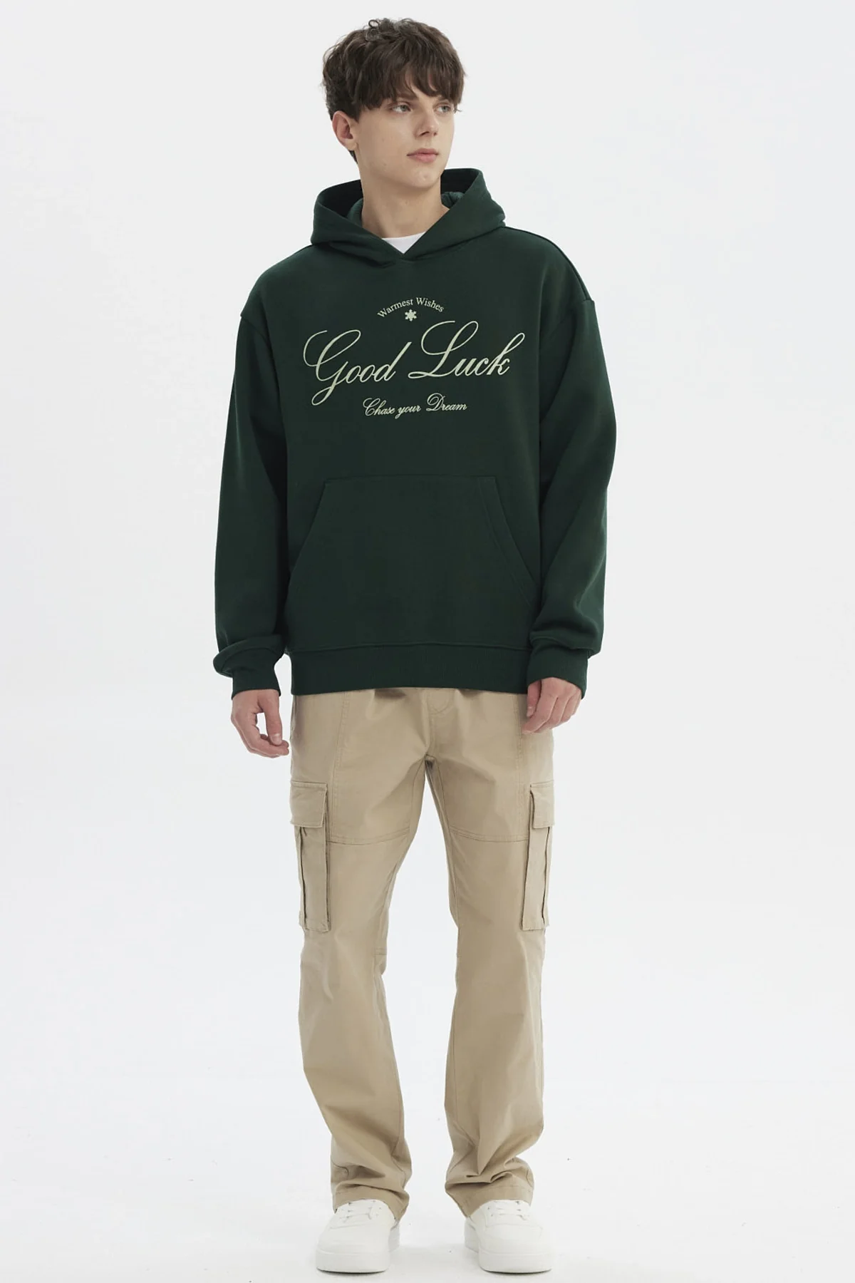 Polerón Hombre Slim Verde - Image 4