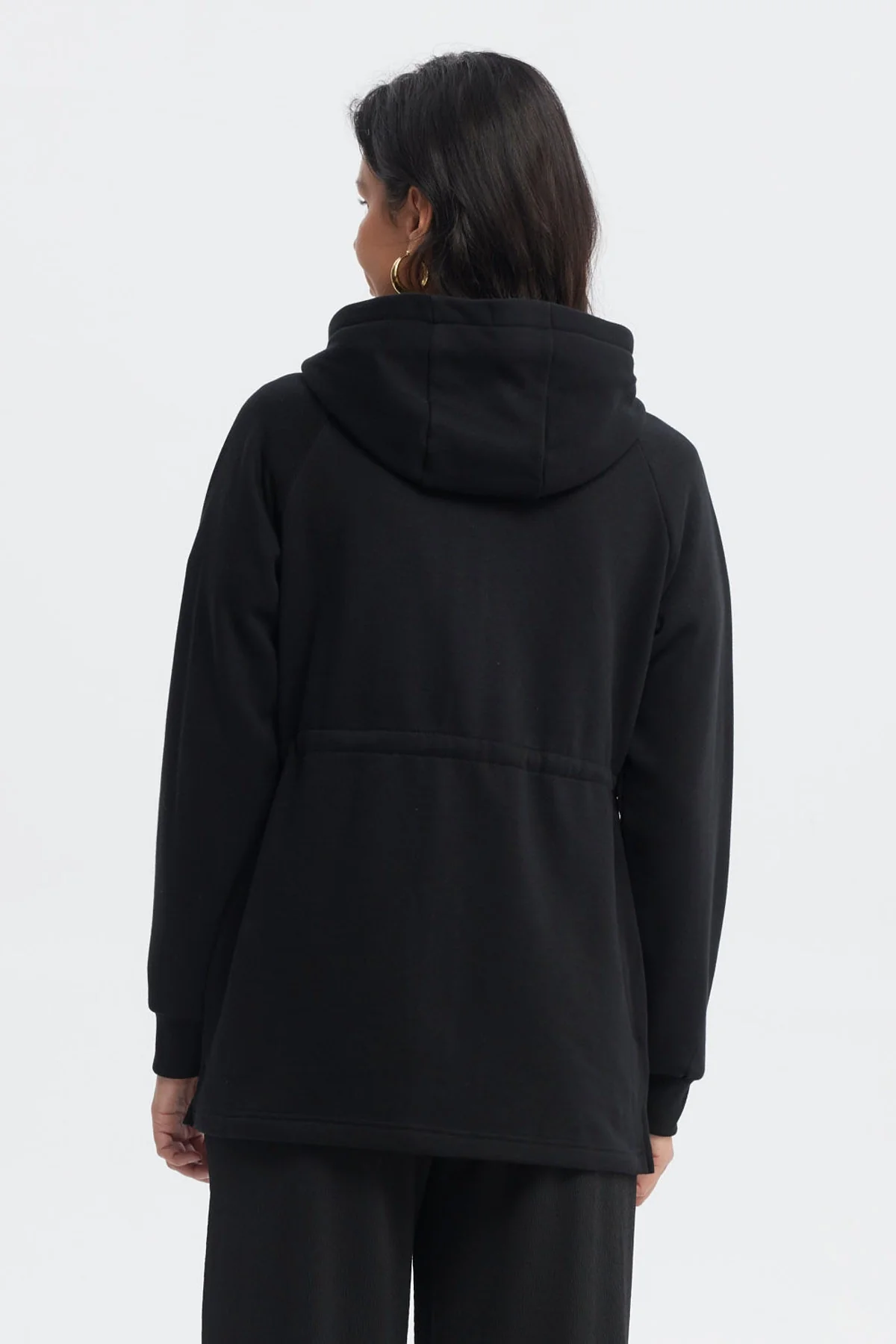 Polerón Mujer Cintura Ajustable Negro - Image 3