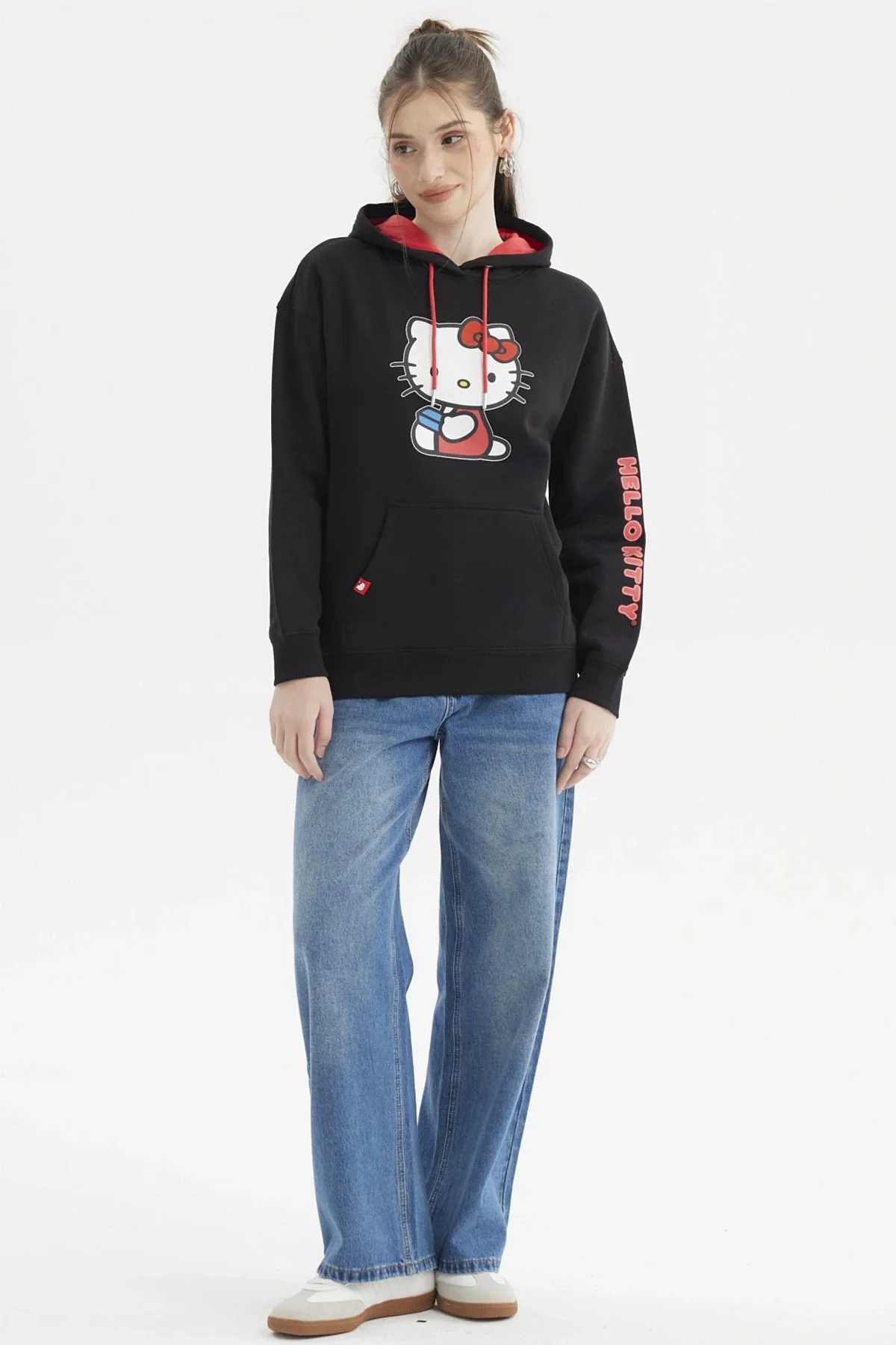 Polerón Mujer Hello Kitty Negro - Image 4