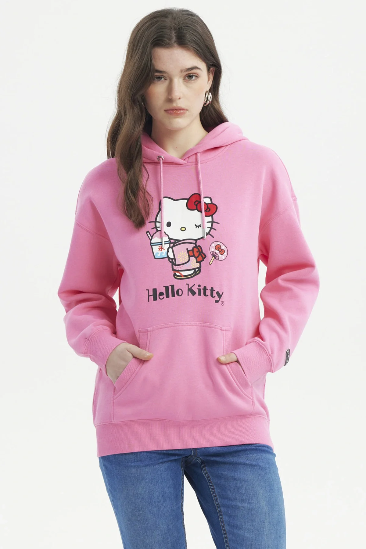 Polerón Mujer Hello Kitty Rosado