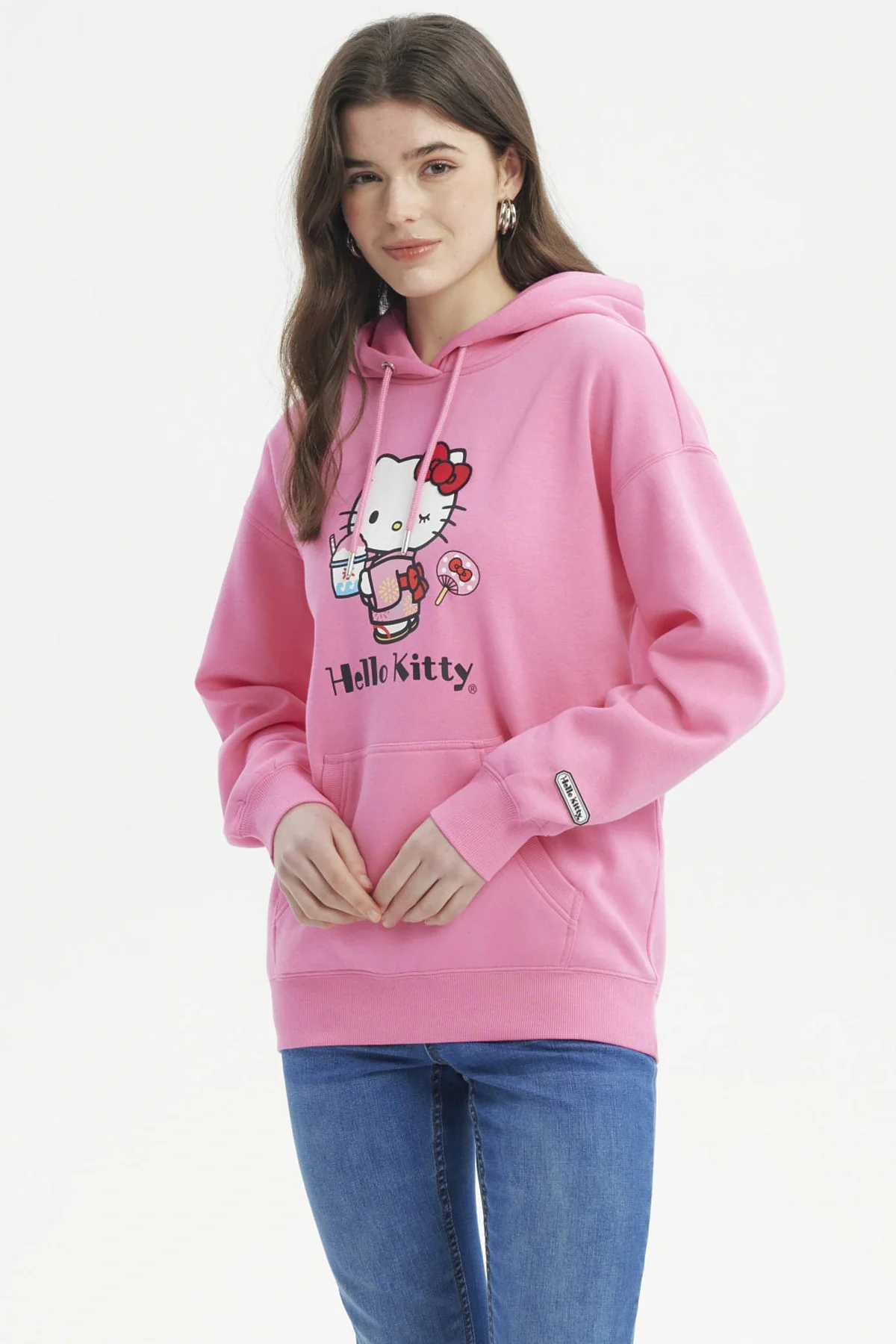 Polerón Mujer Hello Kitty Rosado - Image 2