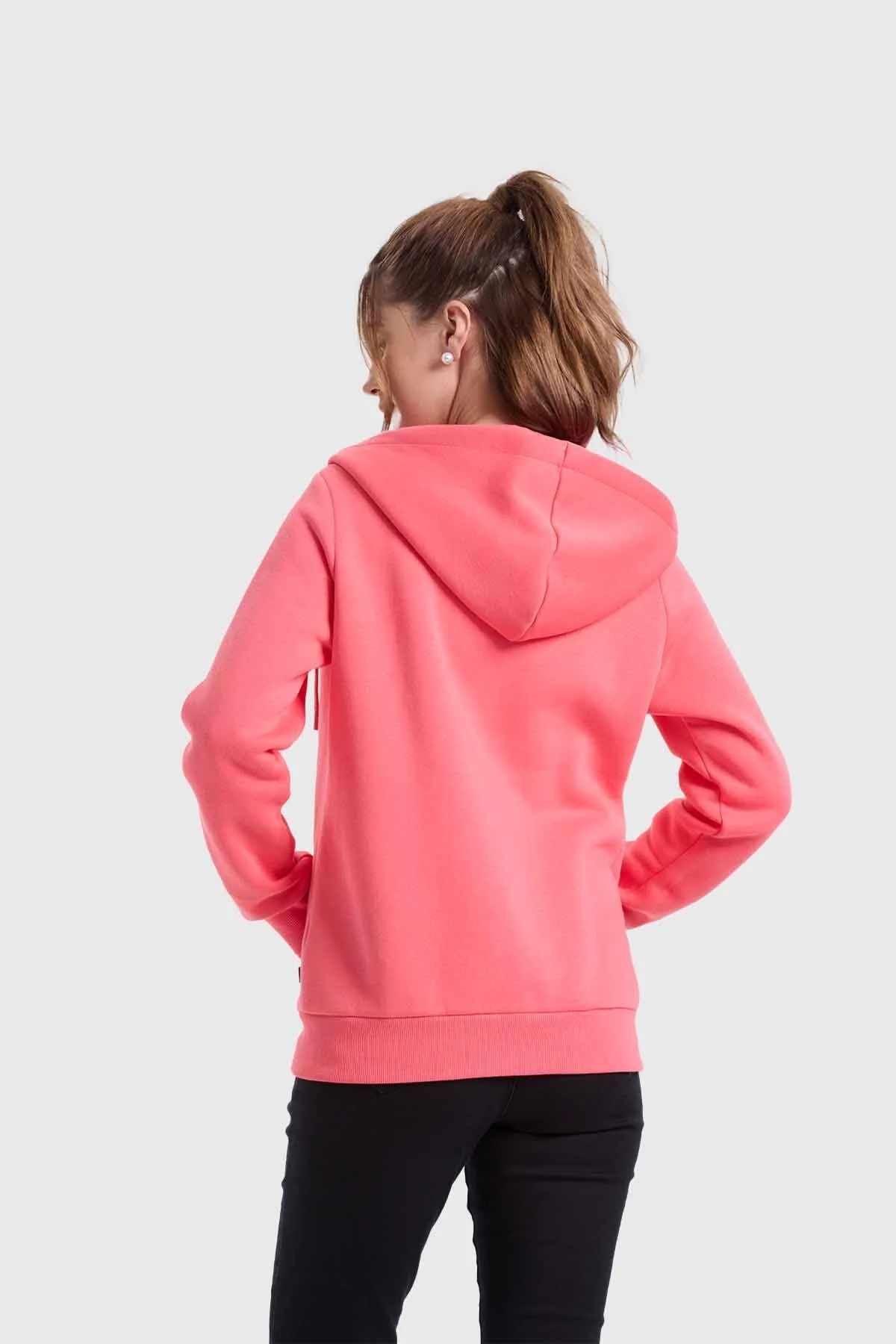 Polerón Mujer Hoodie Coral - Image 3