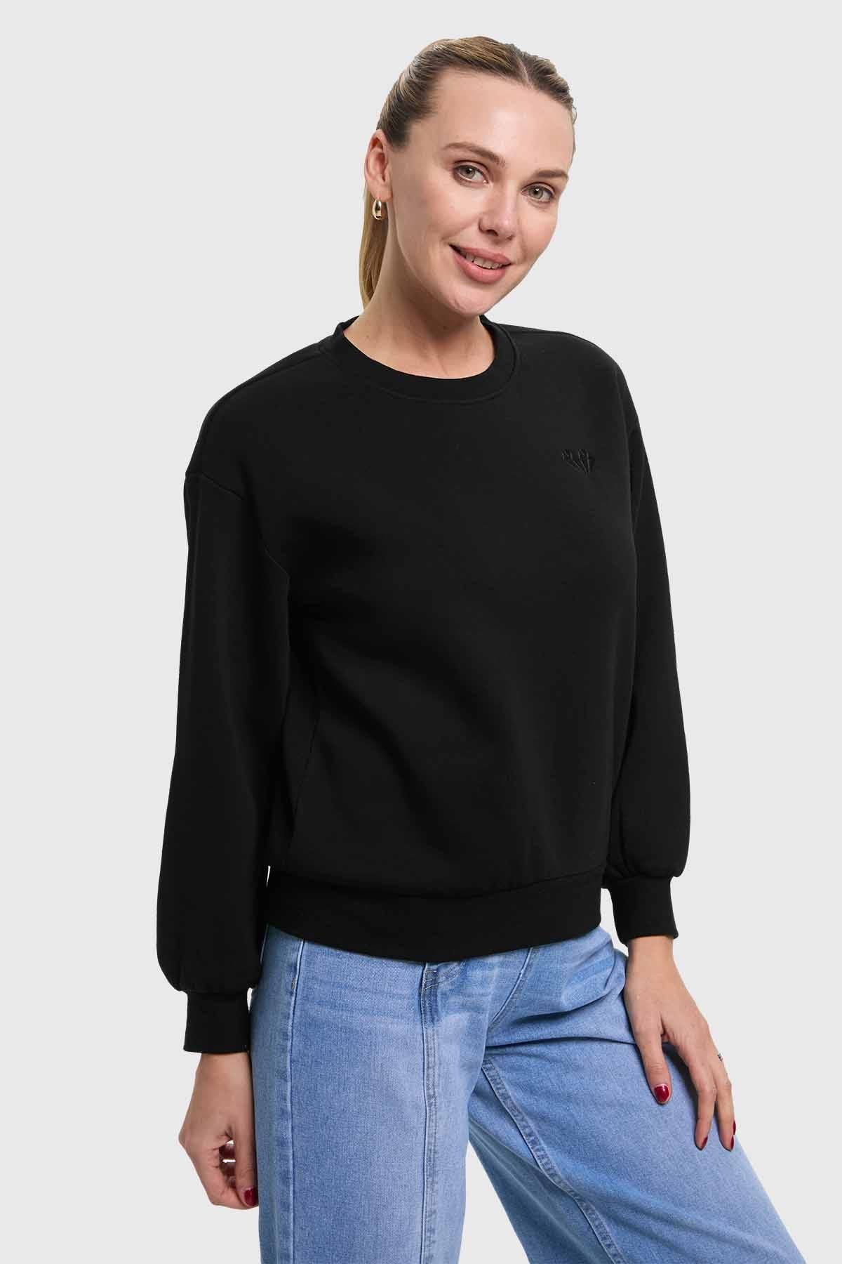 Polerón Mujer Negro - Image 2