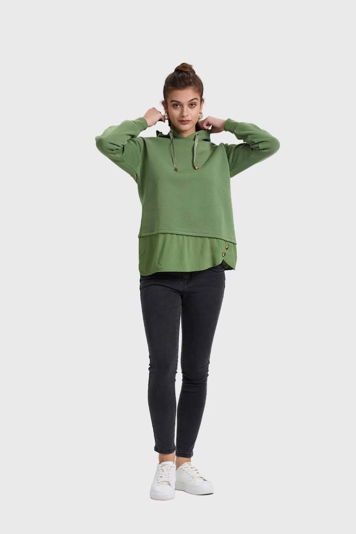 Polerón Mujer Verde - Image 4
