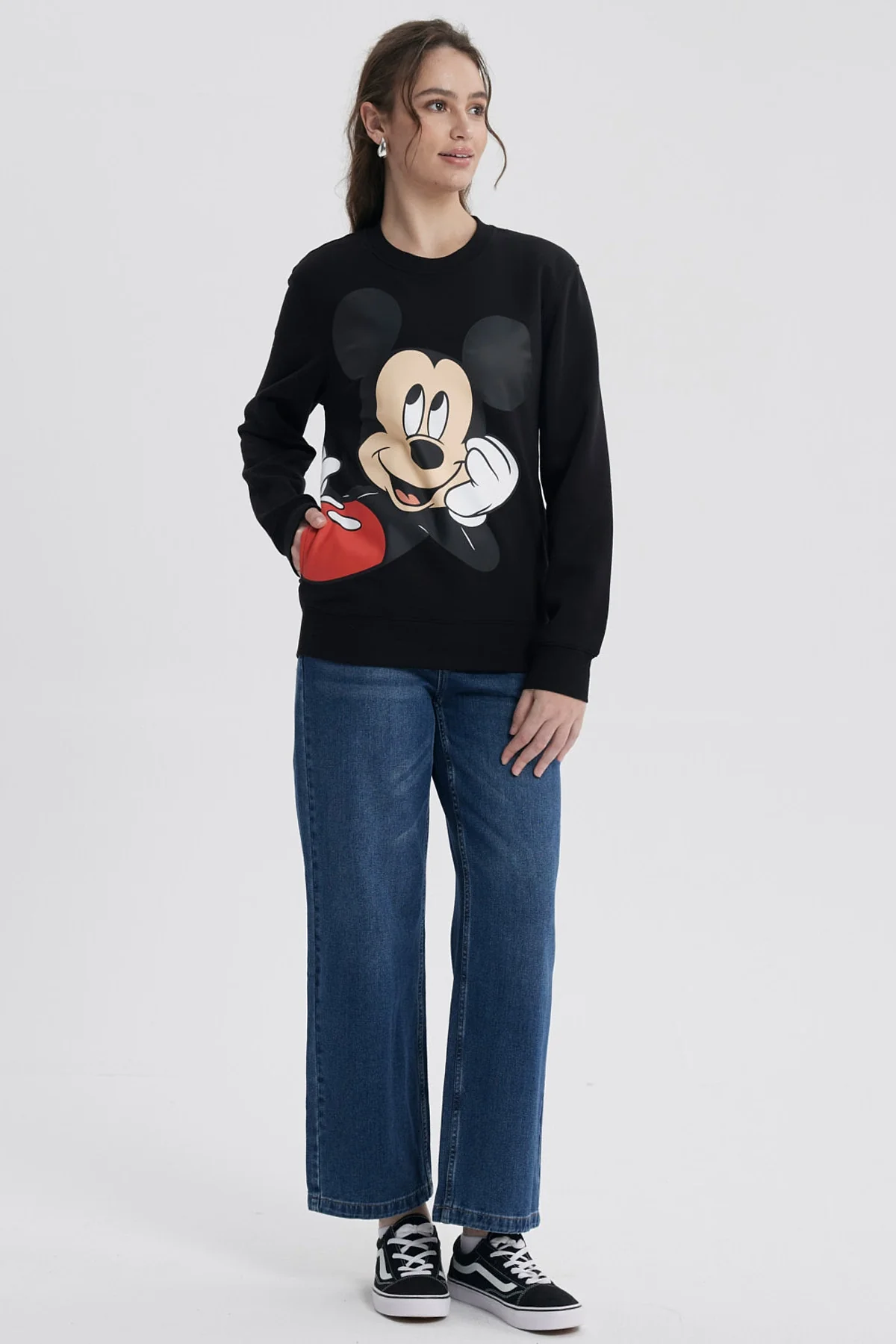 Polerón Mujer Mickey Negro - Image 4