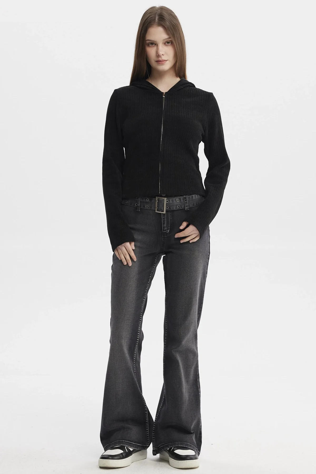 Polerón Mujer Slim Negro - Image 4
