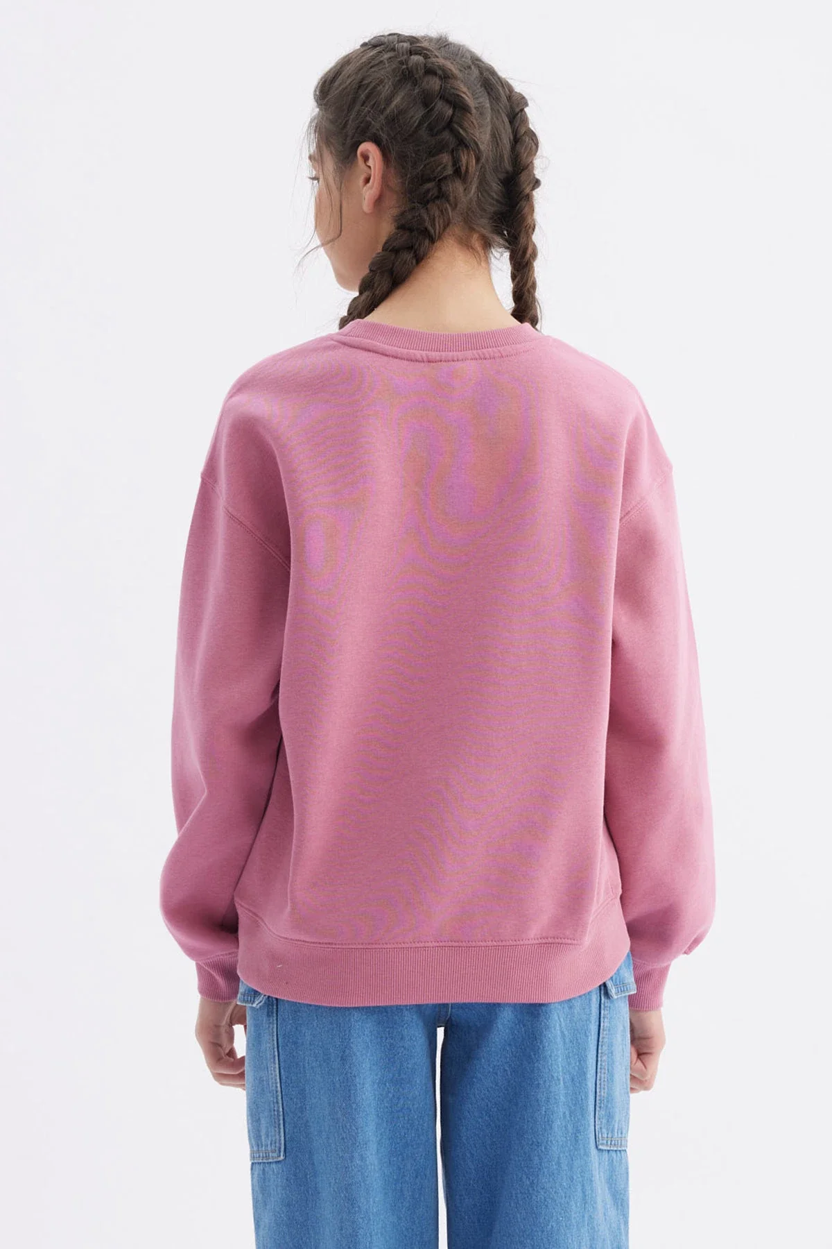 Polerón Niña Básico Print Rosado - Image 3