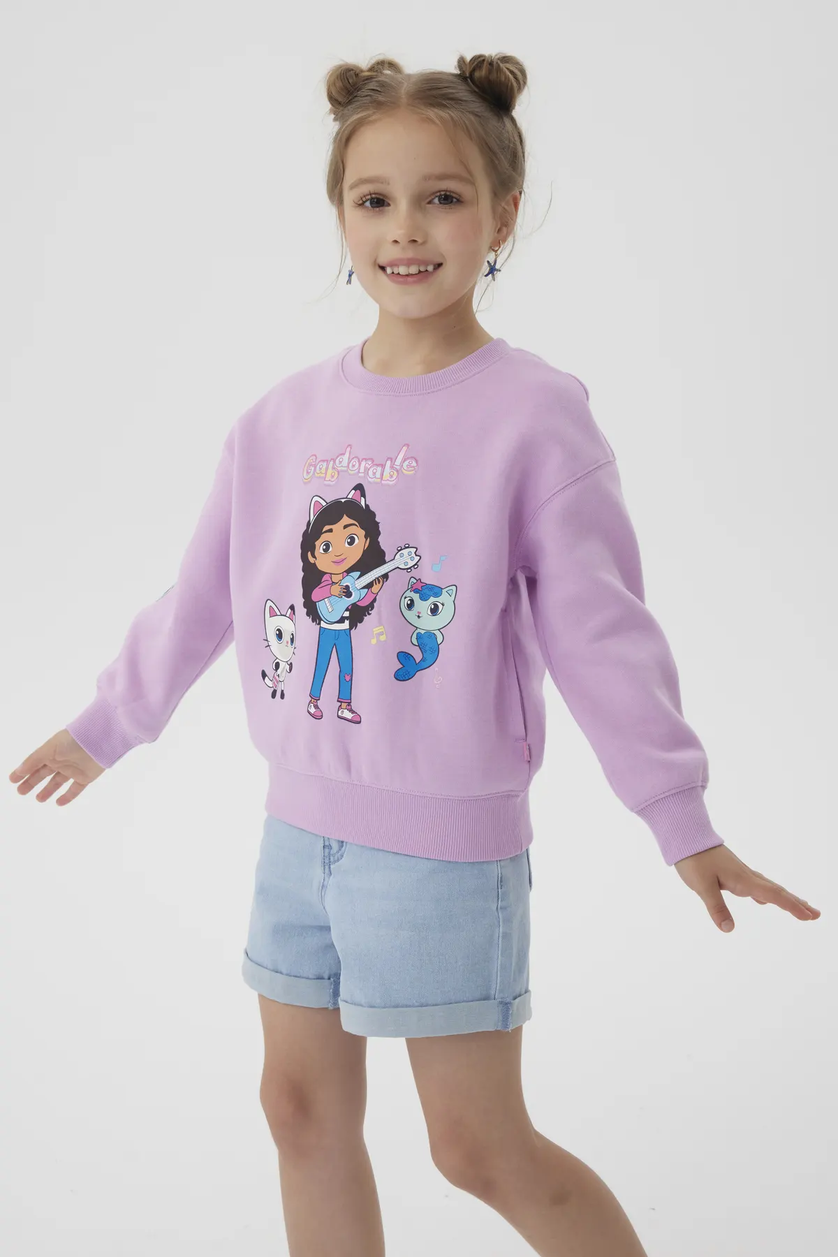 Polerón Niña Gabby's Dollhouse Lila - Image 2