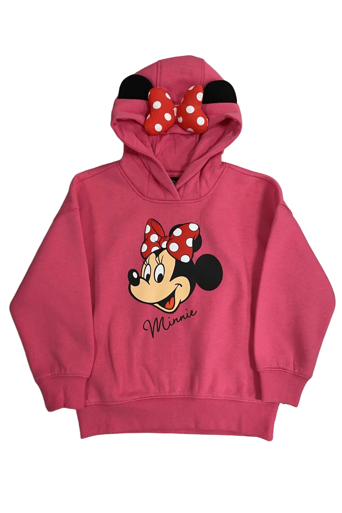 Polerón Niña Orejas Minnie Rosado