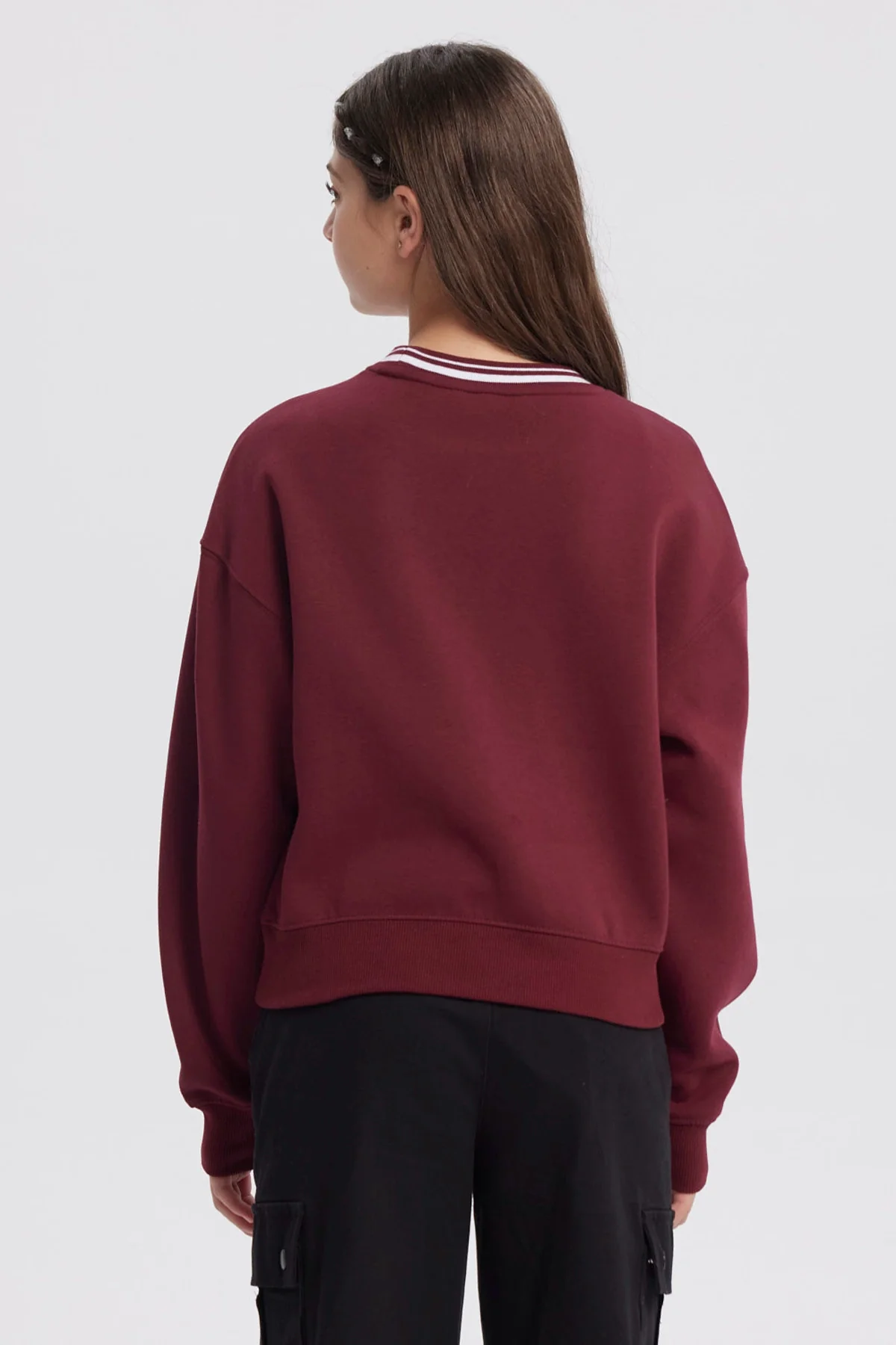Polerón Niña Slim Rojo - Image 3