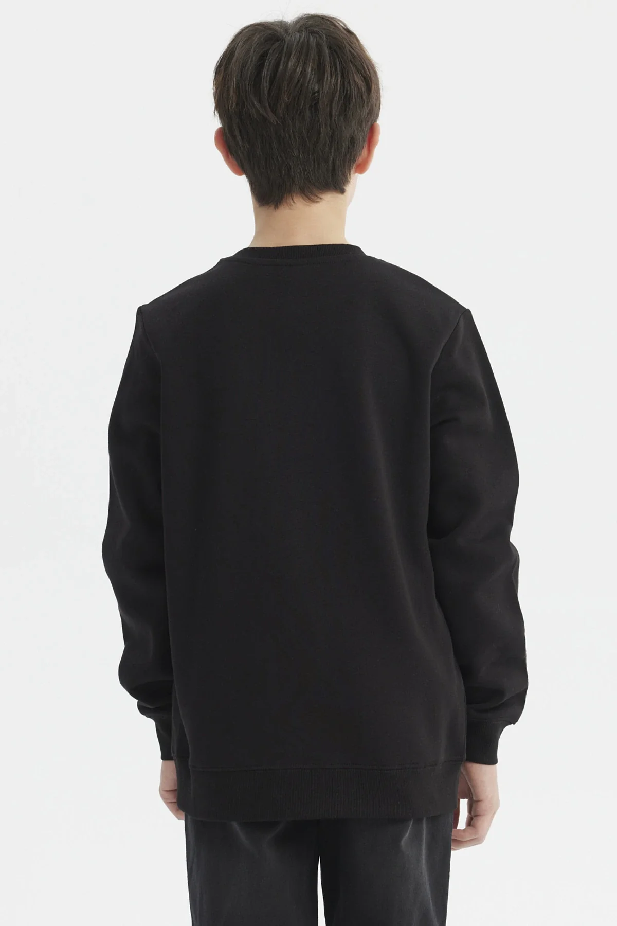Polerón Niño Básico Teen Negro - Image 3