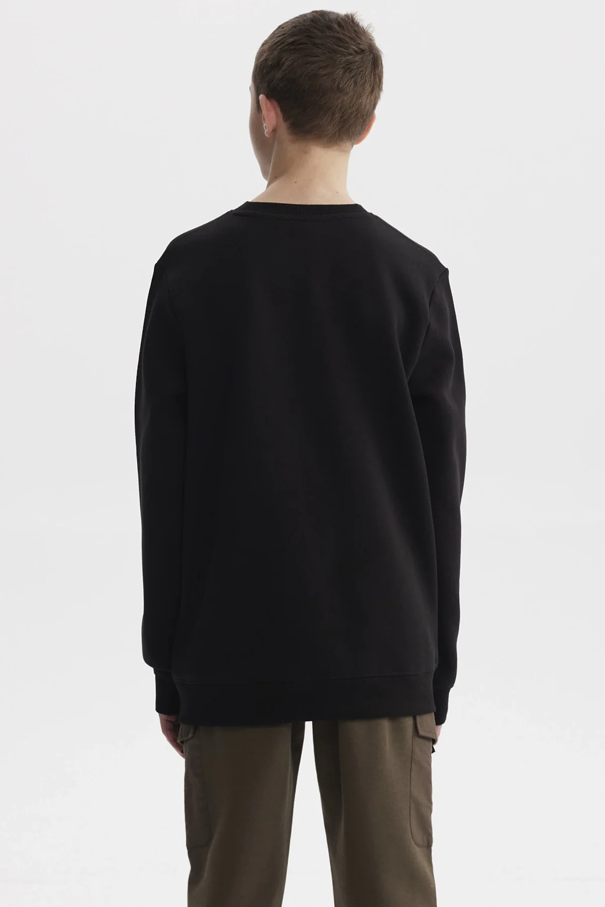 Polerón Niño Básico Teen Negro - Image 3