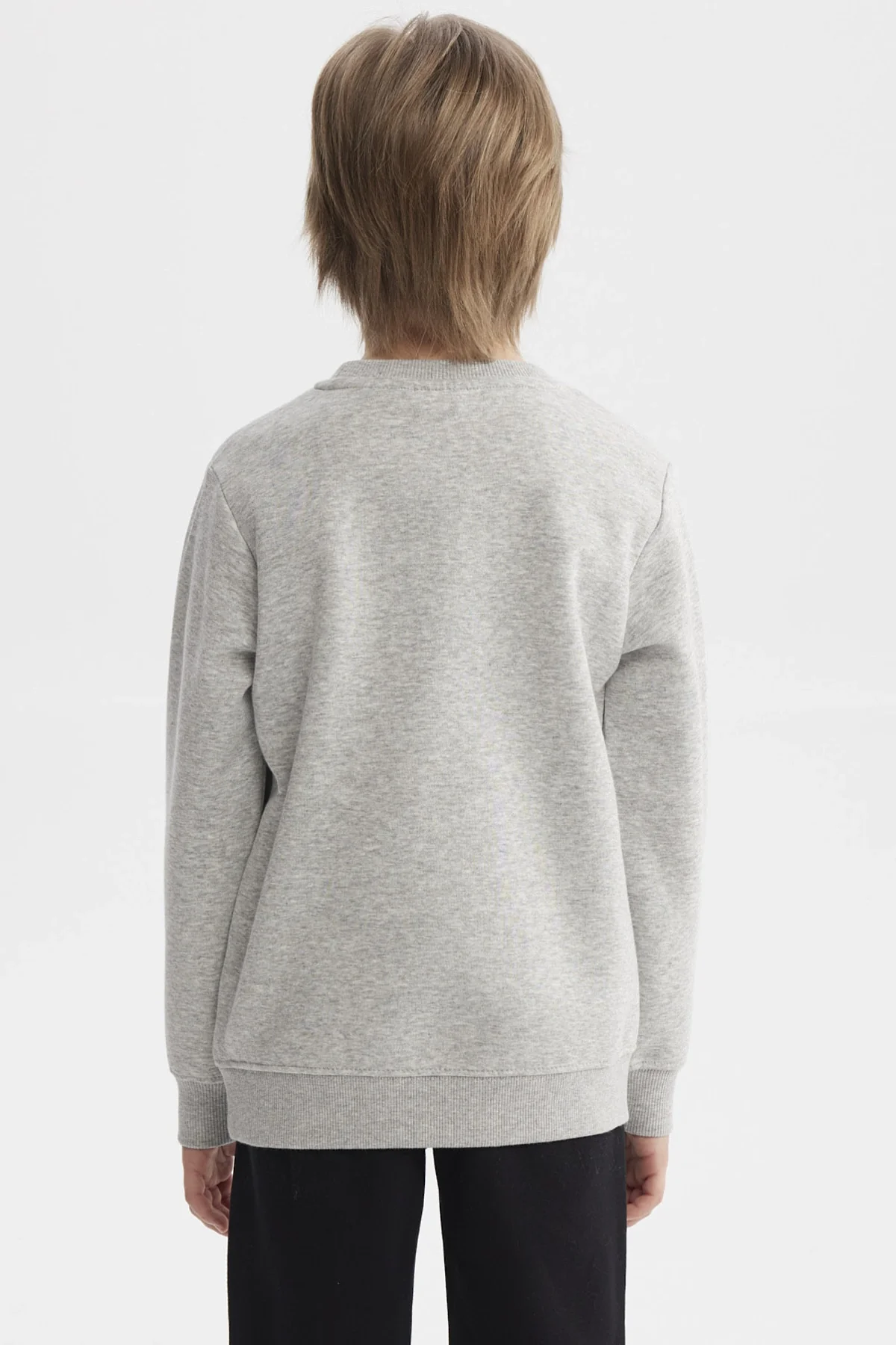 Polerón Niño Básico Toddler Gris Melange - Image 3