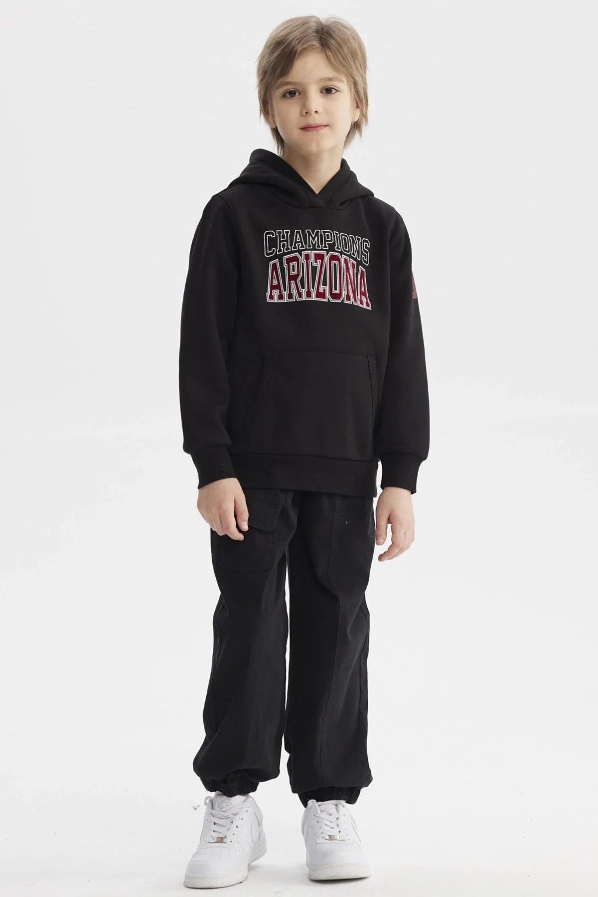 Polerón Niño Con Gorro Negro - Image 4