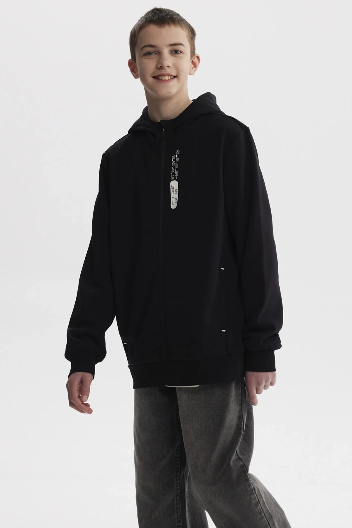 Polerón Niño Slim Negro - Image 2