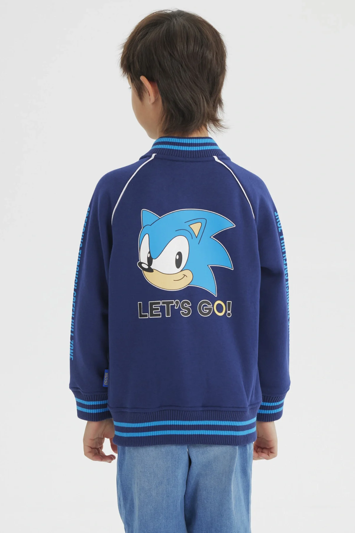 Polerón Niño Sonic Azul Marino - Image 2