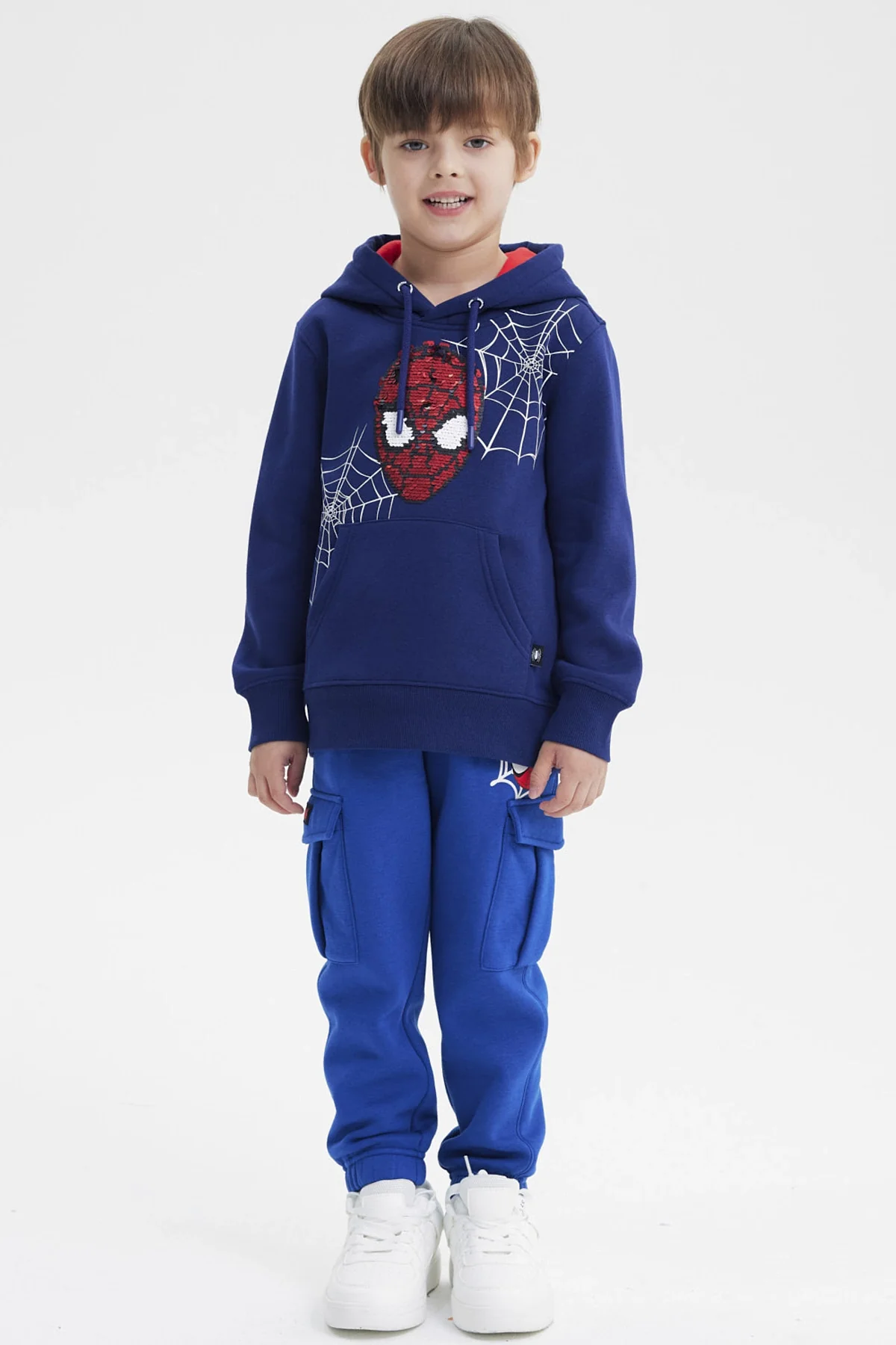 Polerón Niño Spiderman Azul Marino - Image 4