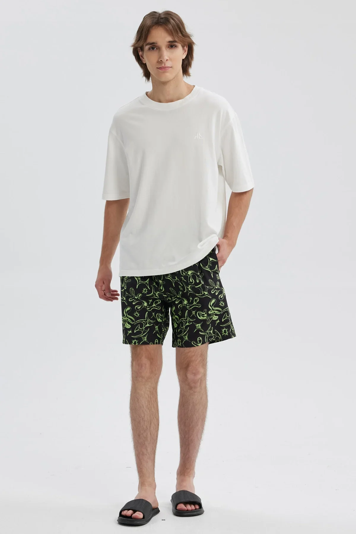 Short de Baño Hombre Full Rapport Negro - Image 4