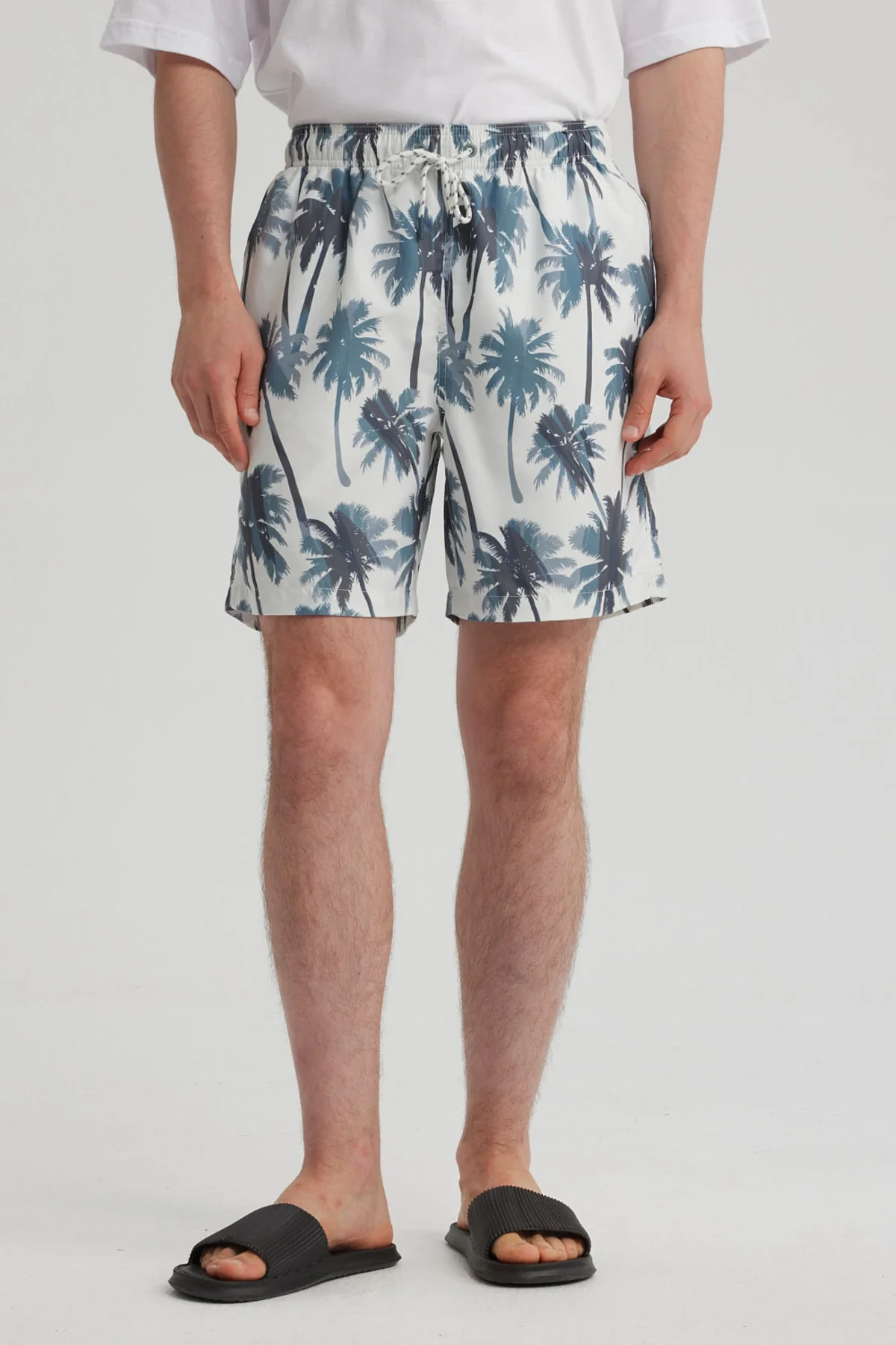 Short de Baño Hombre Rapport Blanco