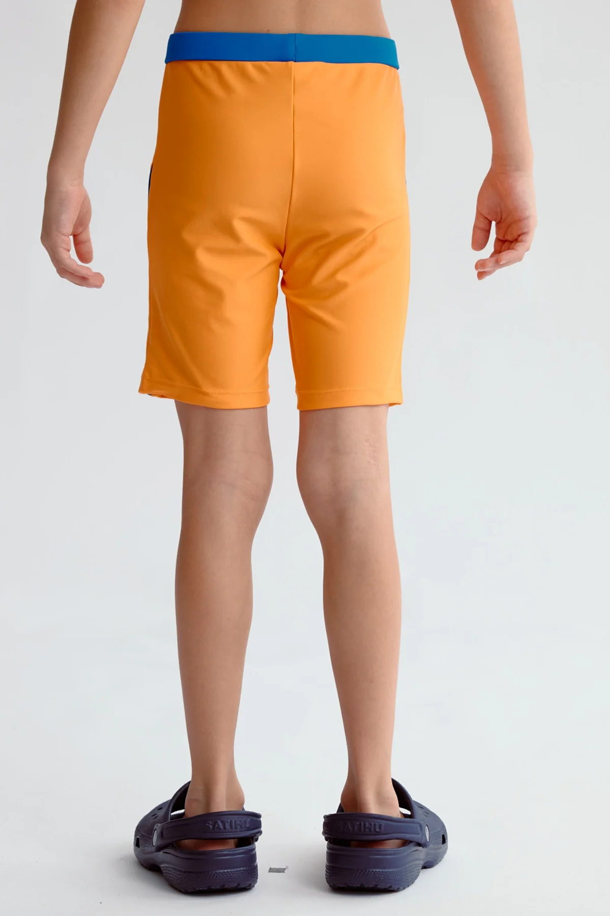 Short de Baño Niño Básico Naranjo - Image 3