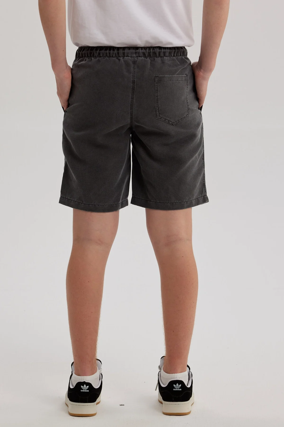 Short de Baño Niño Deslavado Negro - Image 3