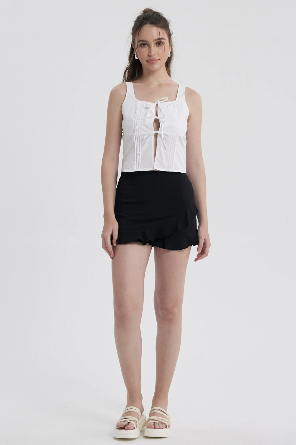 Short Mujer Print Negro - Image 4