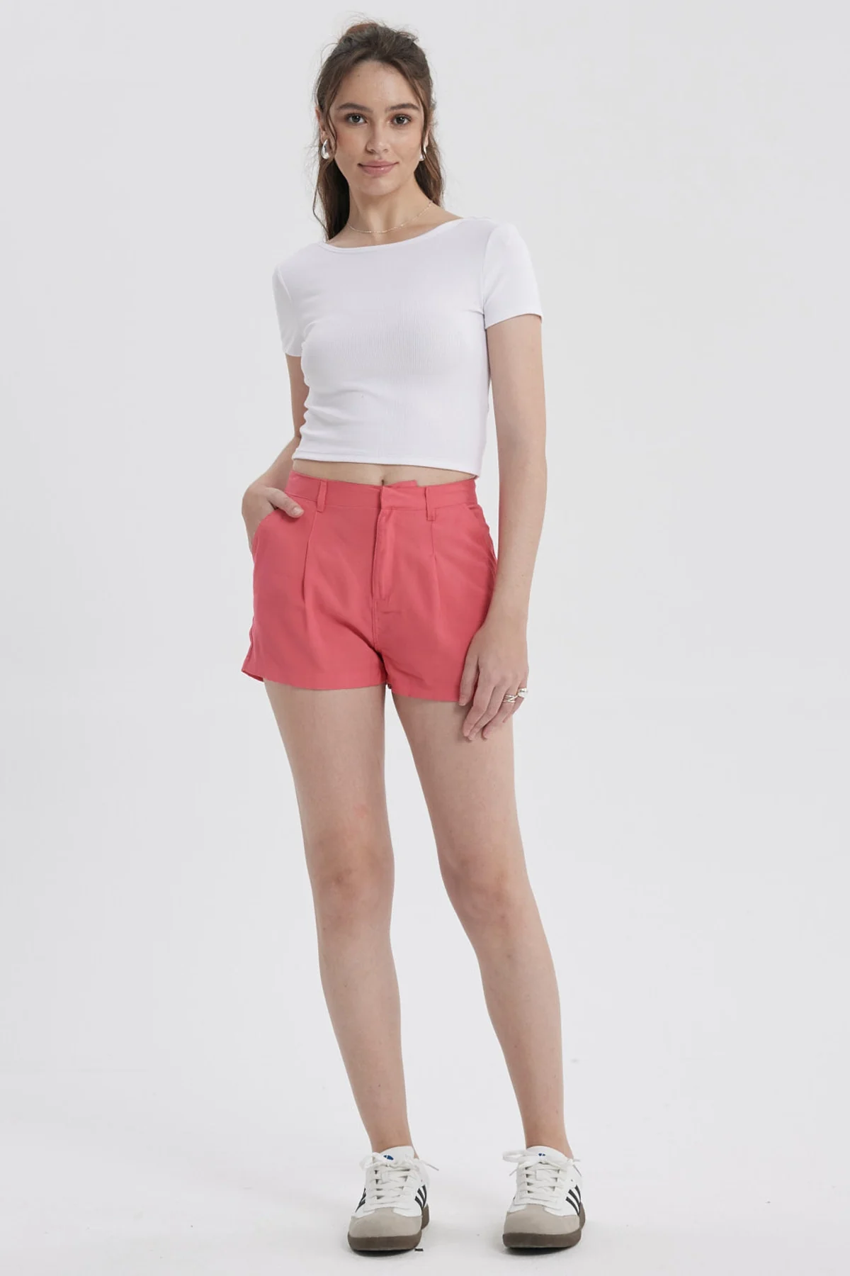 Short Mujer Sastrero Rosado - Image 4