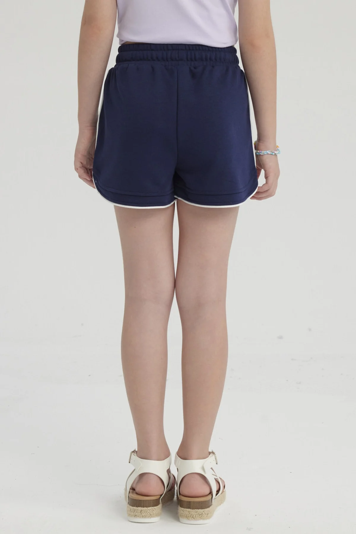 Short Niña Con Cordón Azul Marino - Image 3