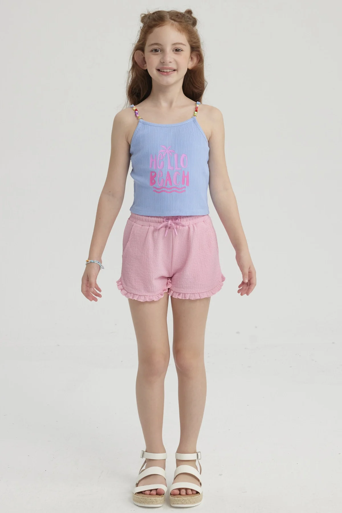 Short Niña Crep Rosado - Image 4