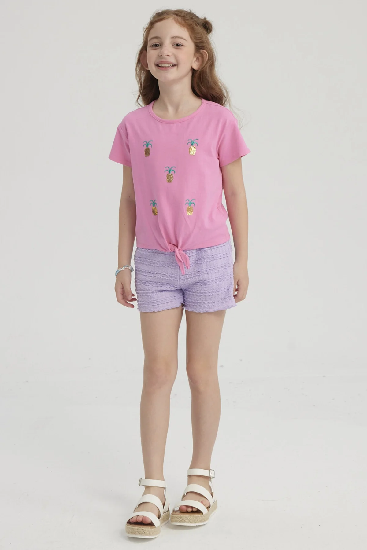 Short Niña Textura Morado - Image 4