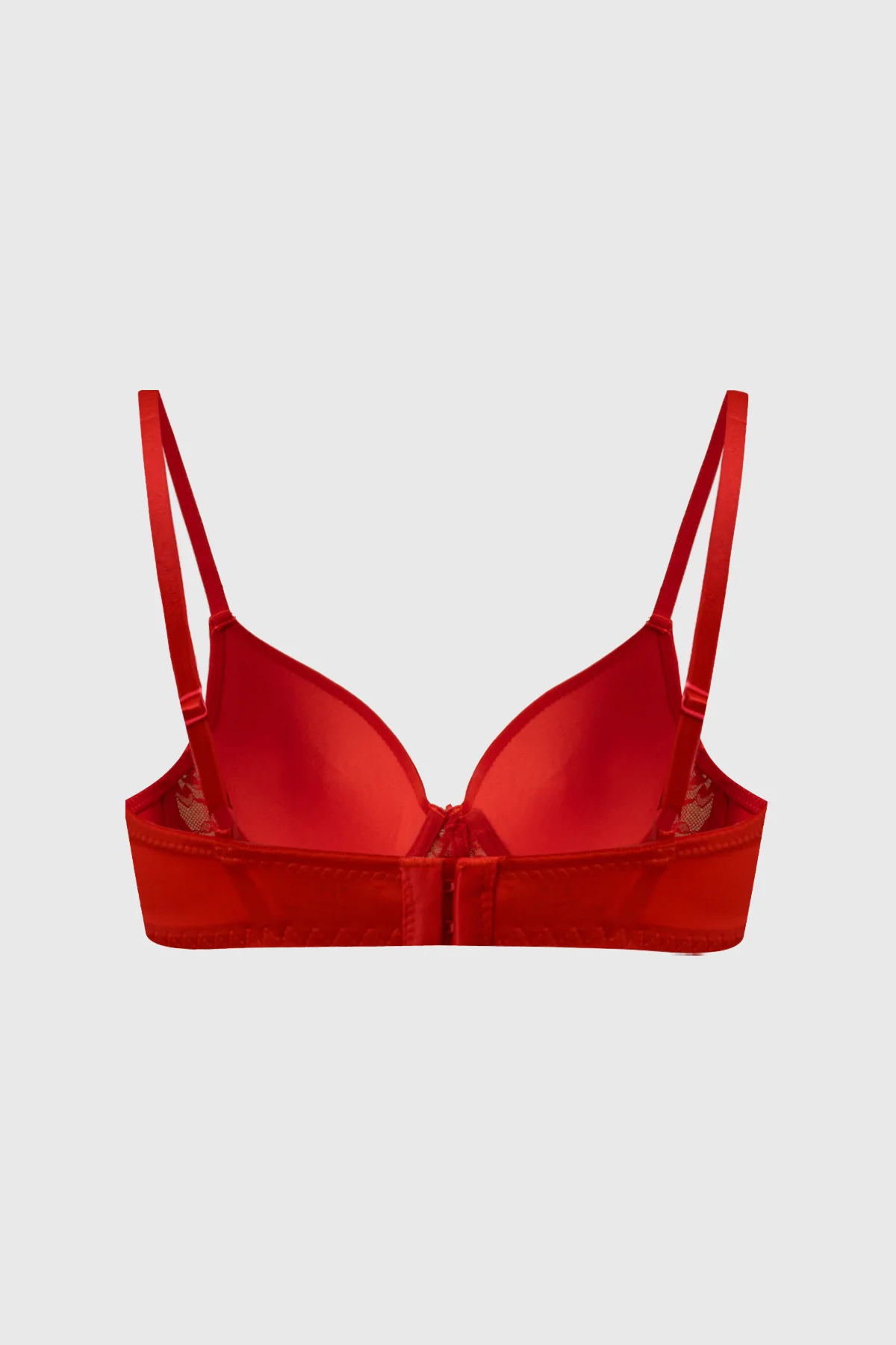 Sostén Mujer Aplicación Delantero Rojo - Image 2