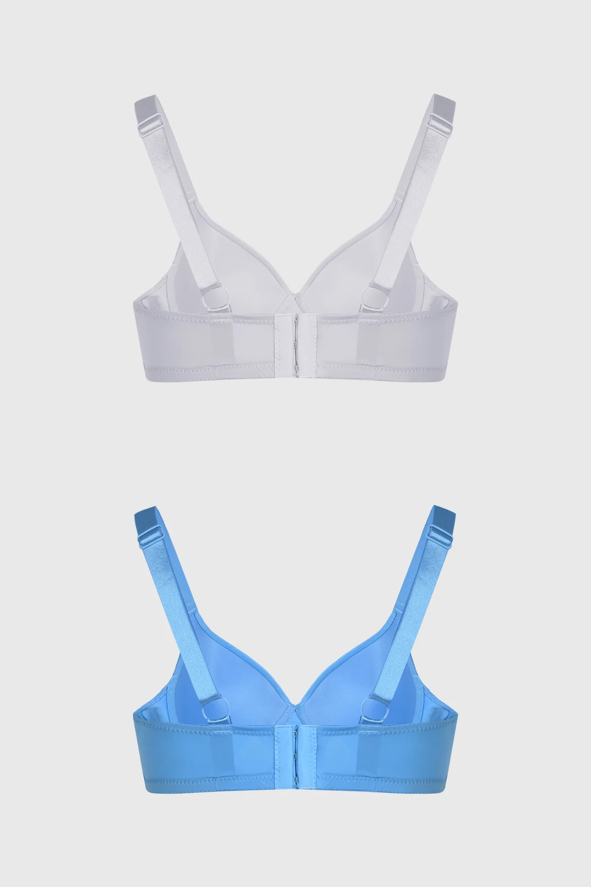 Sostén Mujer Bipack Básico Liso Azul - Image 2