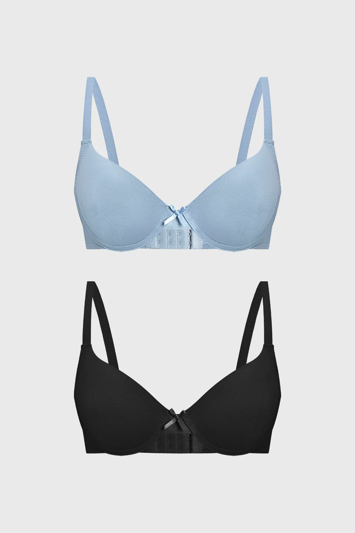 Sostén Mujer Bipack Básico Liso Azul Oscuro