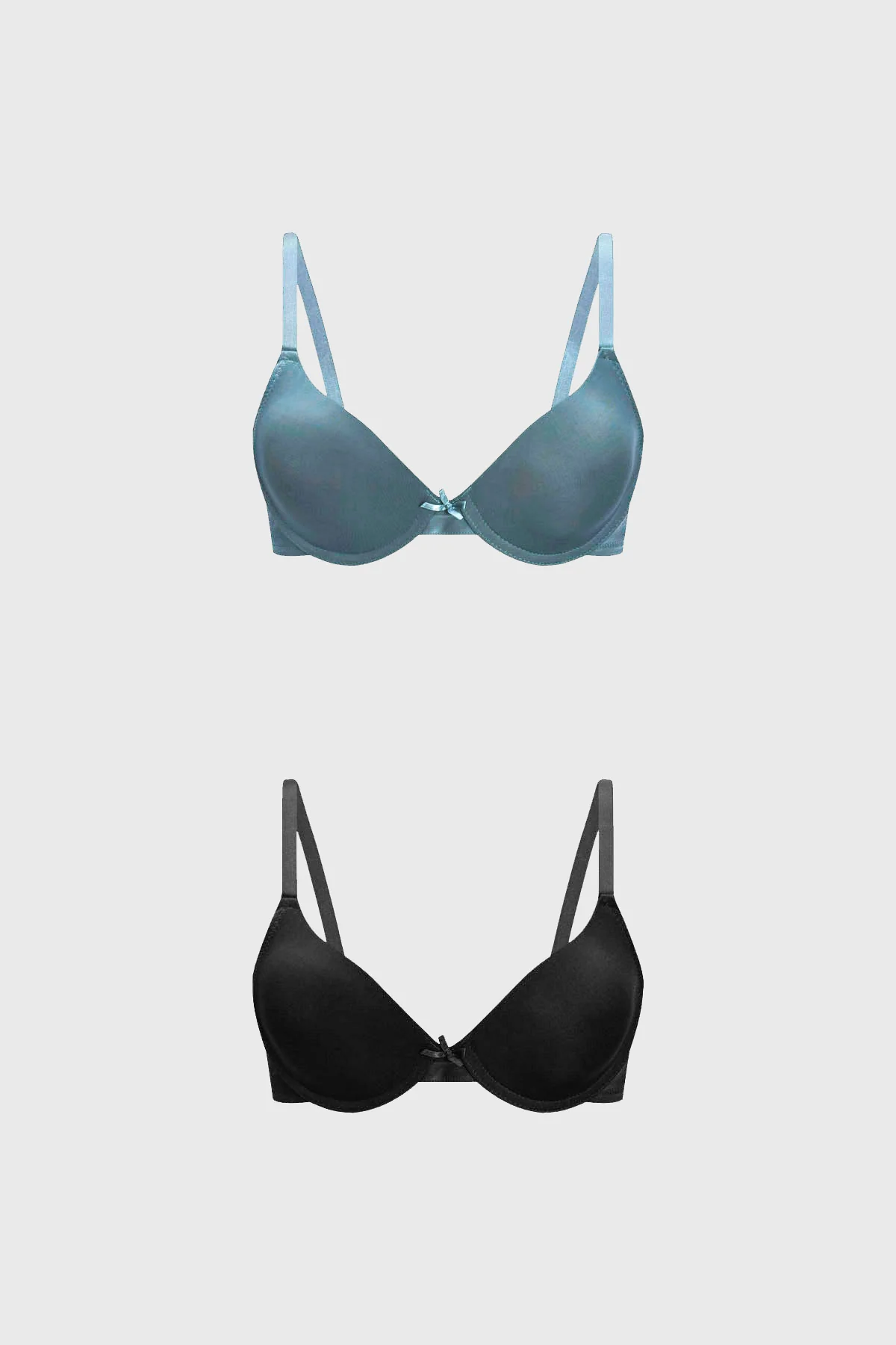 Sostén Mujer Bipack Básico Liso Turquesa