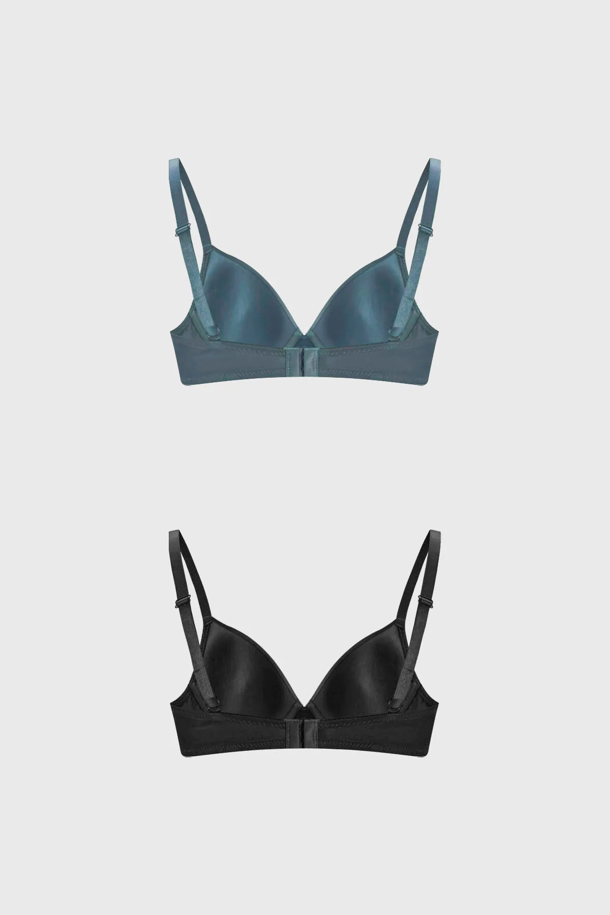 Sostén Mujer Bipack Básico Liso Turquesa - Image 2