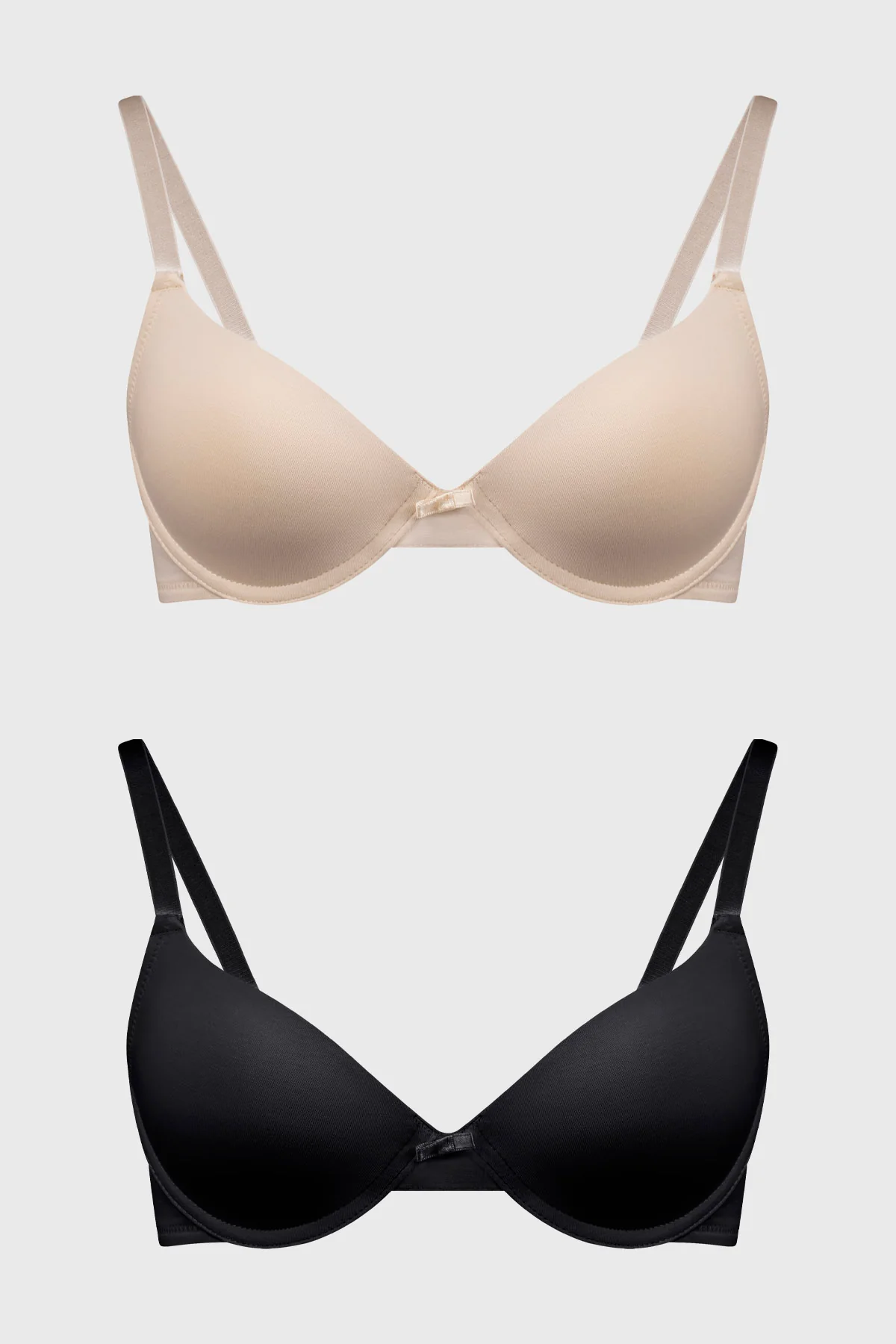 Sostén Mujer Bipack Copa Soft Liso Crudo