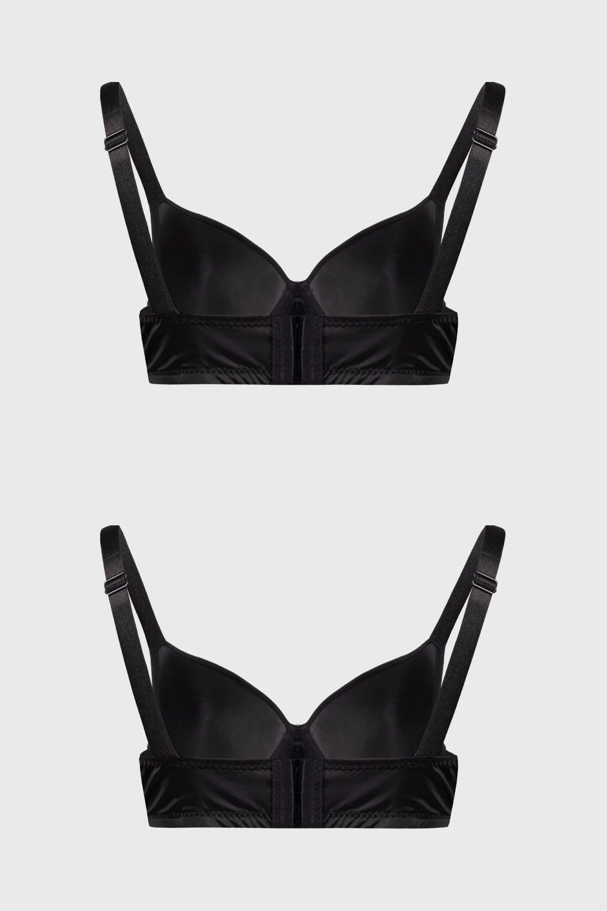 Sostén Mujer Bipack Copa Support Liso Negro - Image 2