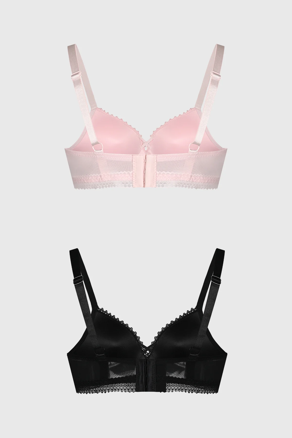 Sostén Mujer Bipack Detalle Bordado Palo Rosa - Image 2