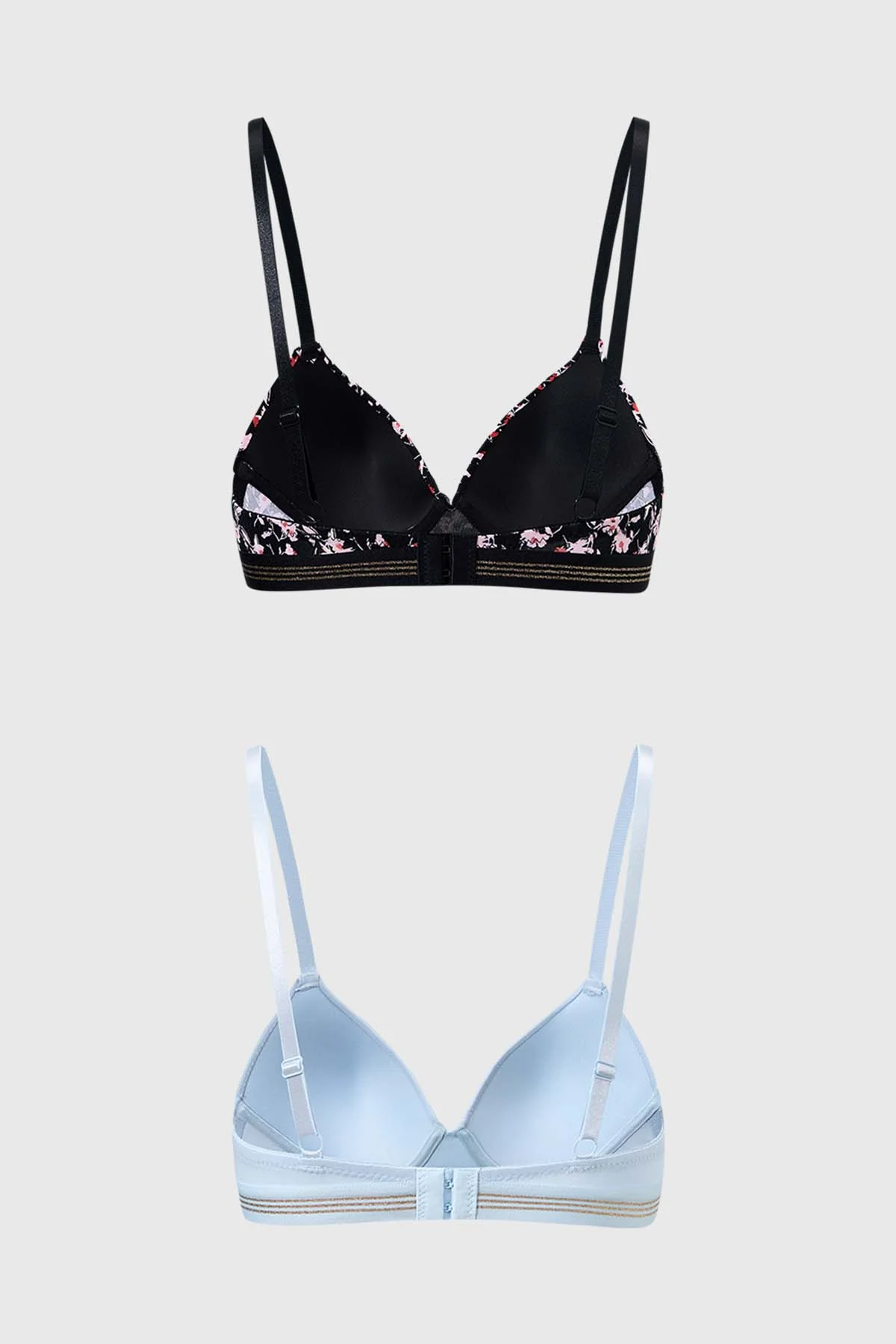 Sostén Mujer Bipack Full Print Negro - Image 2