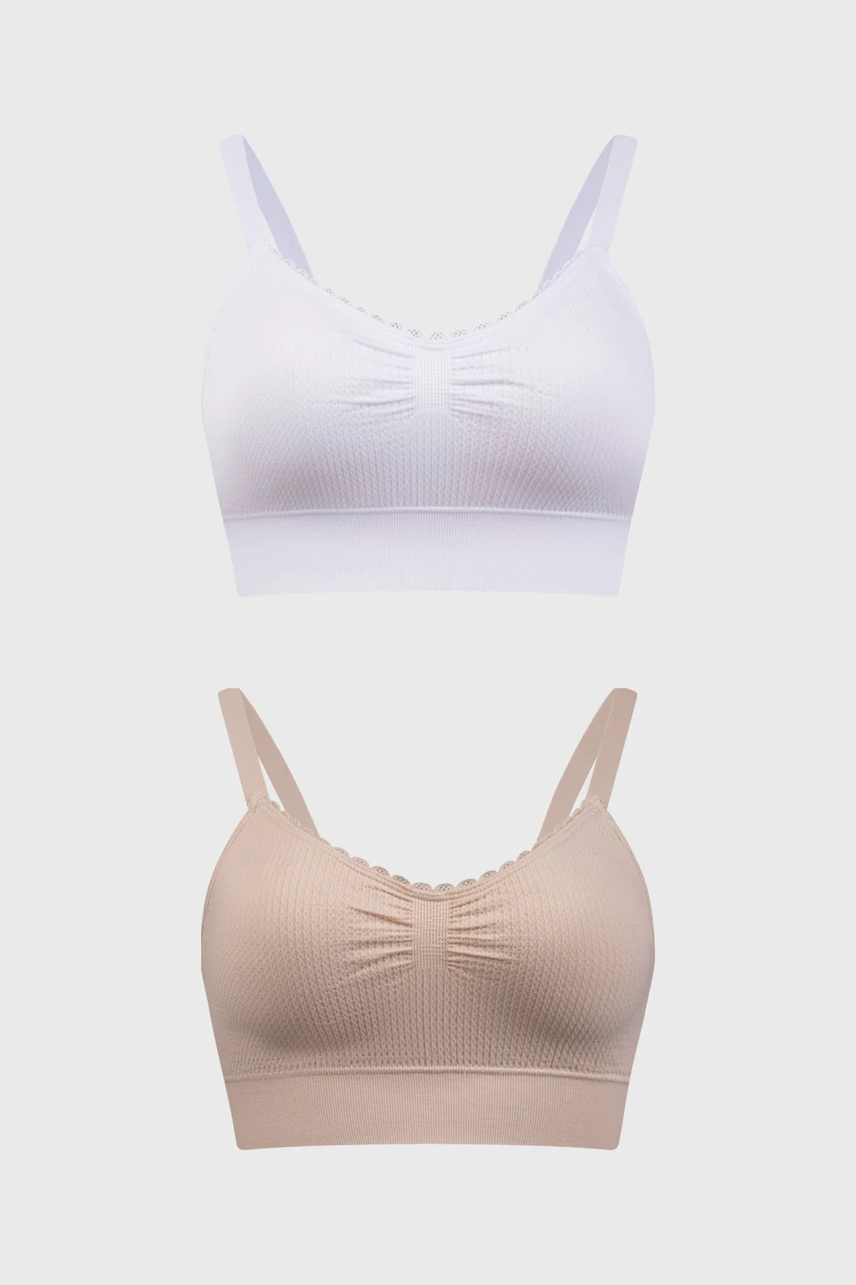 Sostén Mujer Bipack Juvenil Beige