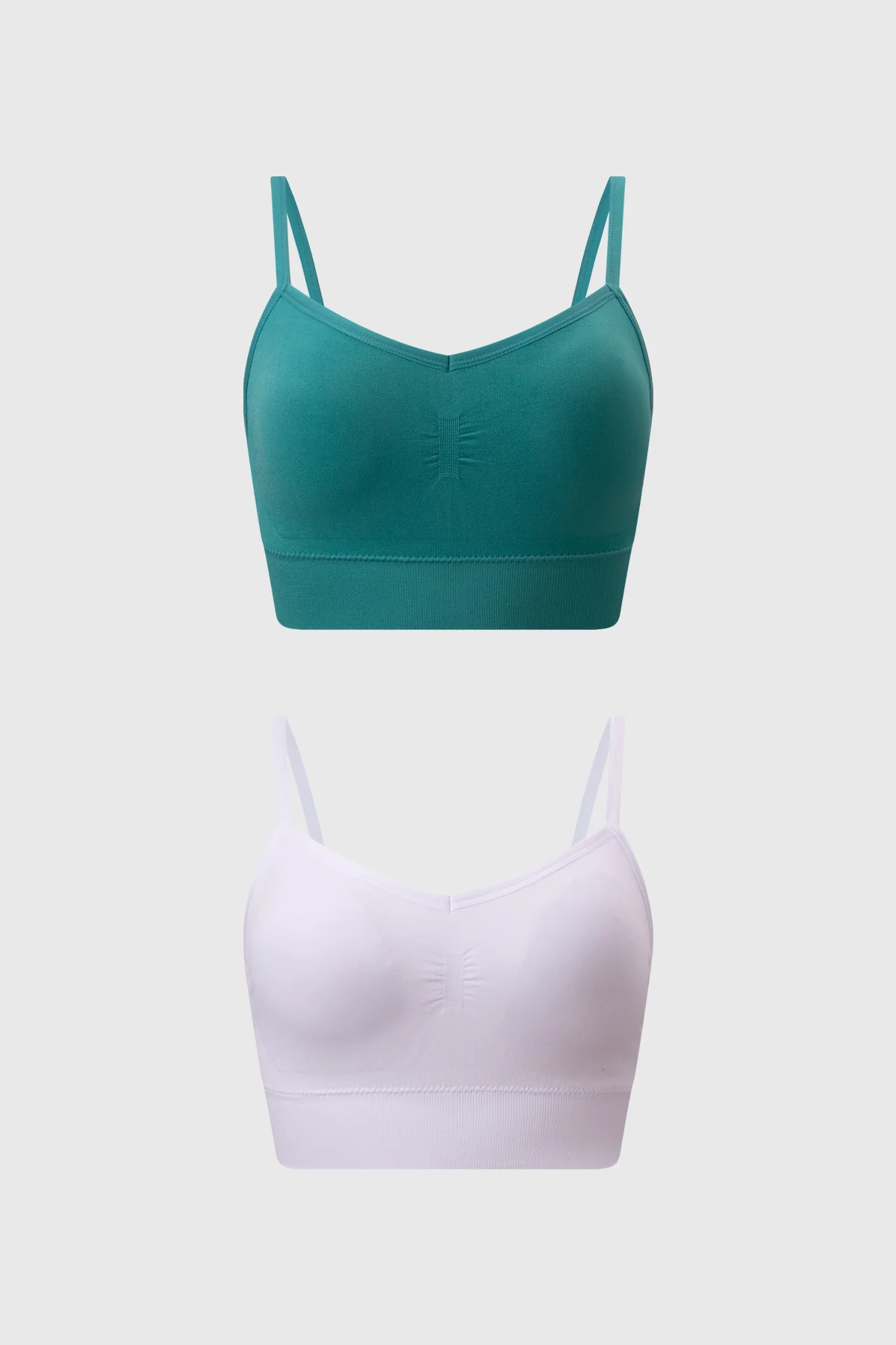 Sostén Mujer Bipack Peto Liso Aqua