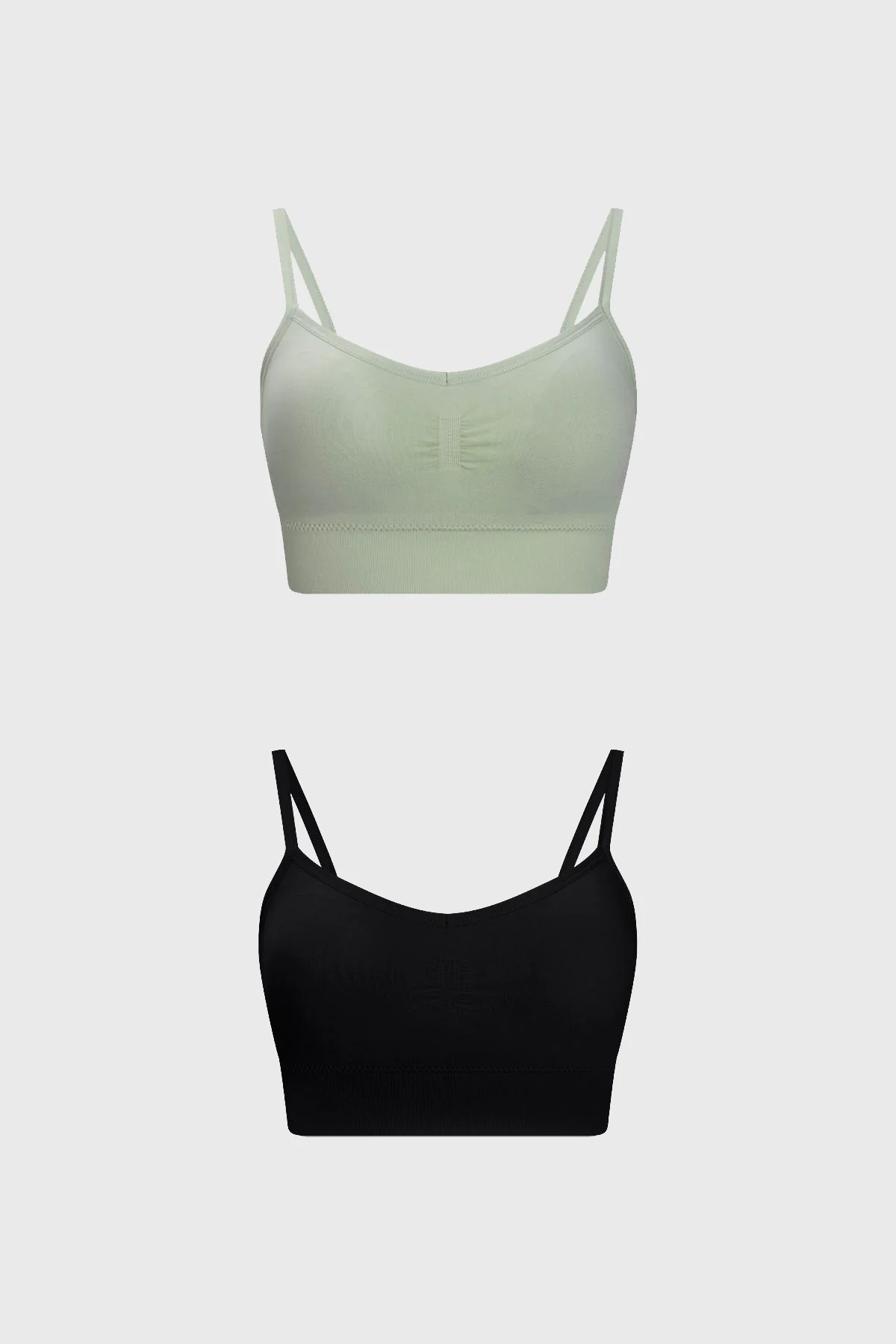 Sostén Mujer Bipack Peto Liso Menta