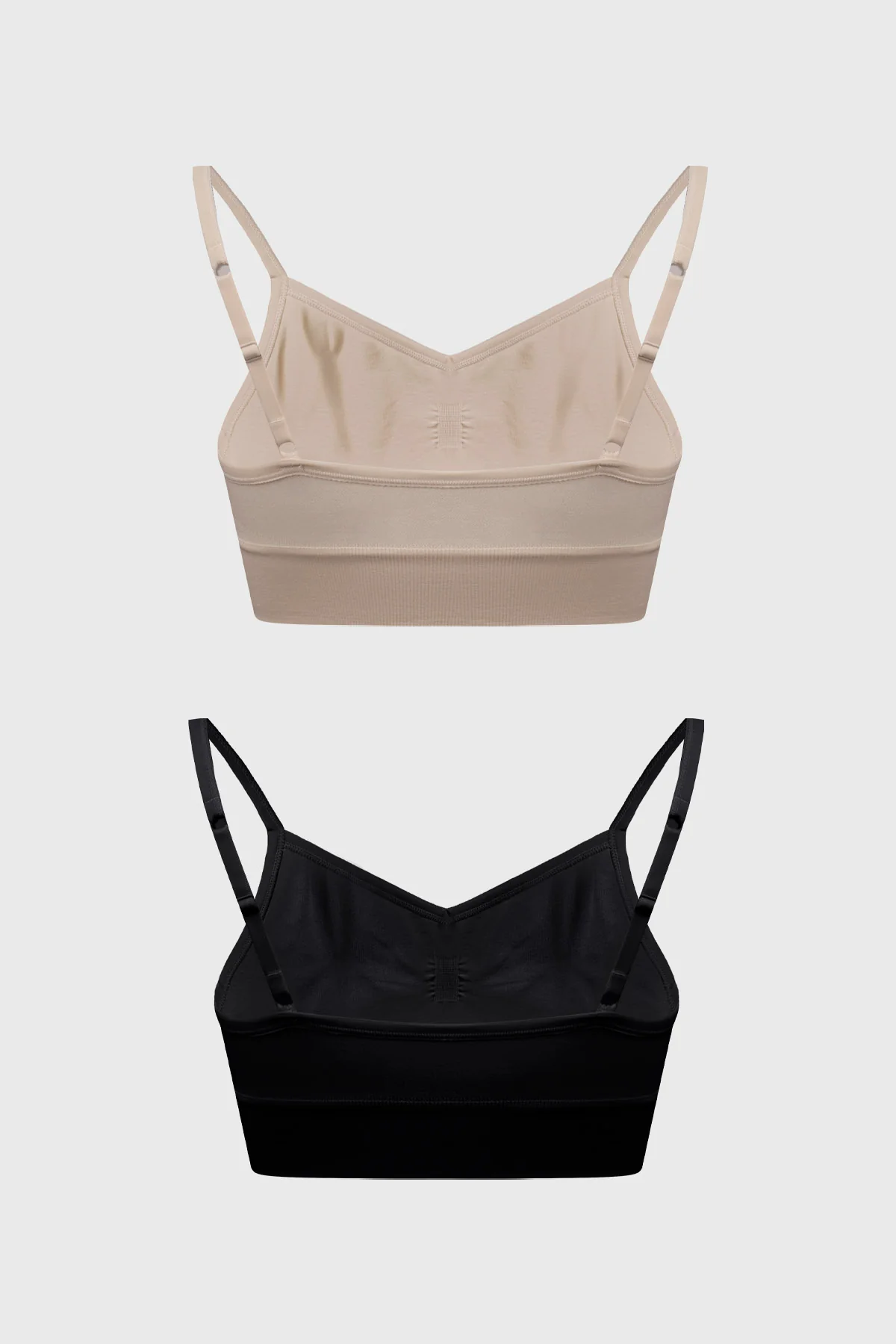 Sostén Mujer Bipack Peto Liso Negro - Image 2