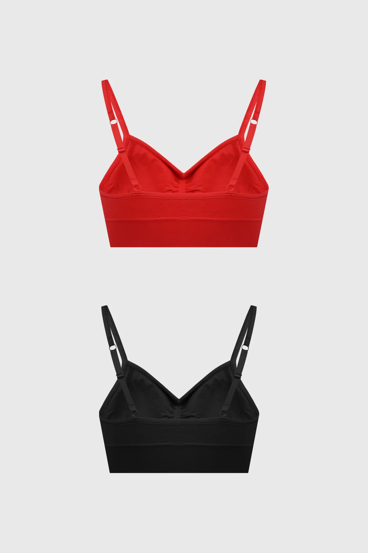 Sostén Mujer Bipack Peto Liso Rojo - Image 2