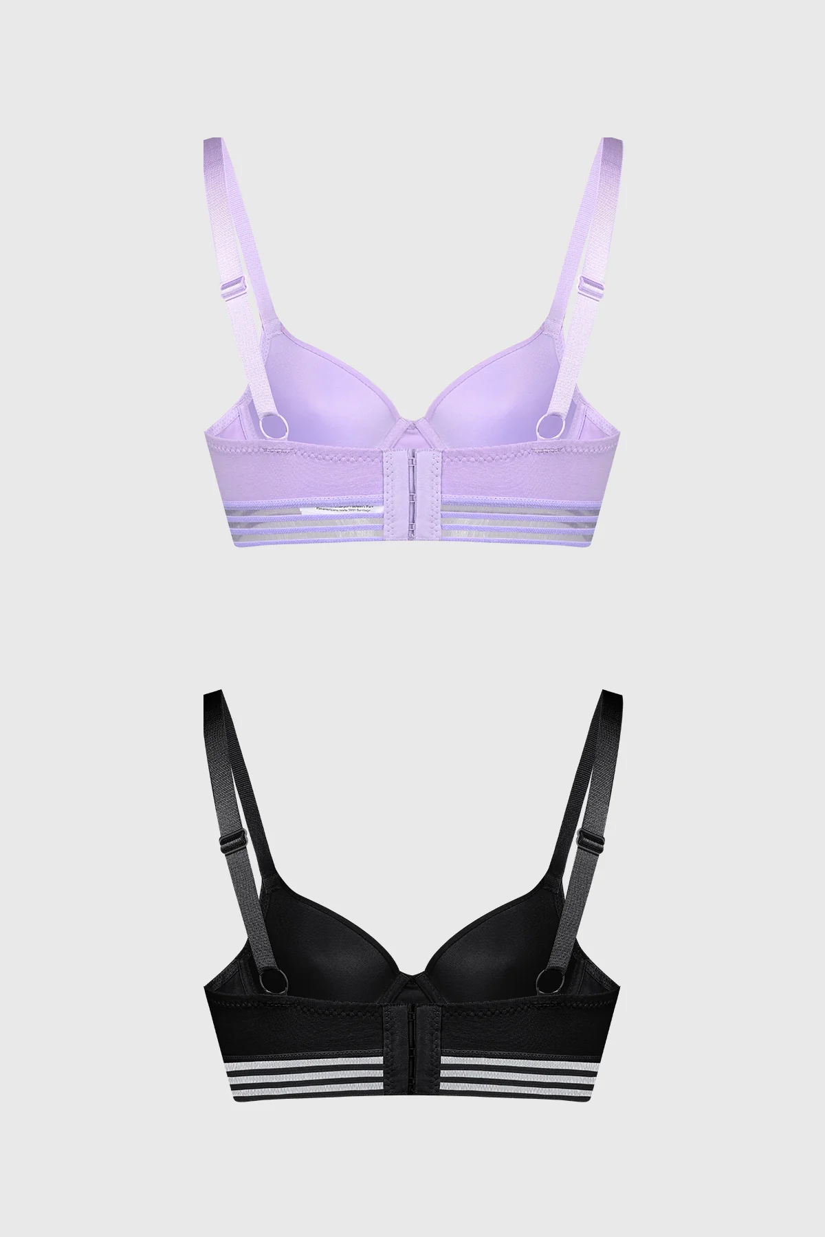 Sostén Mujer Copa Soft Detalle Elastico Lila - Image 2