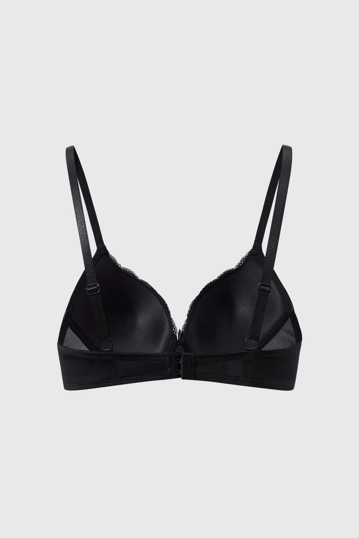 Sostén Mujer Copa Soft Detalle Encaje Negro - Image 2