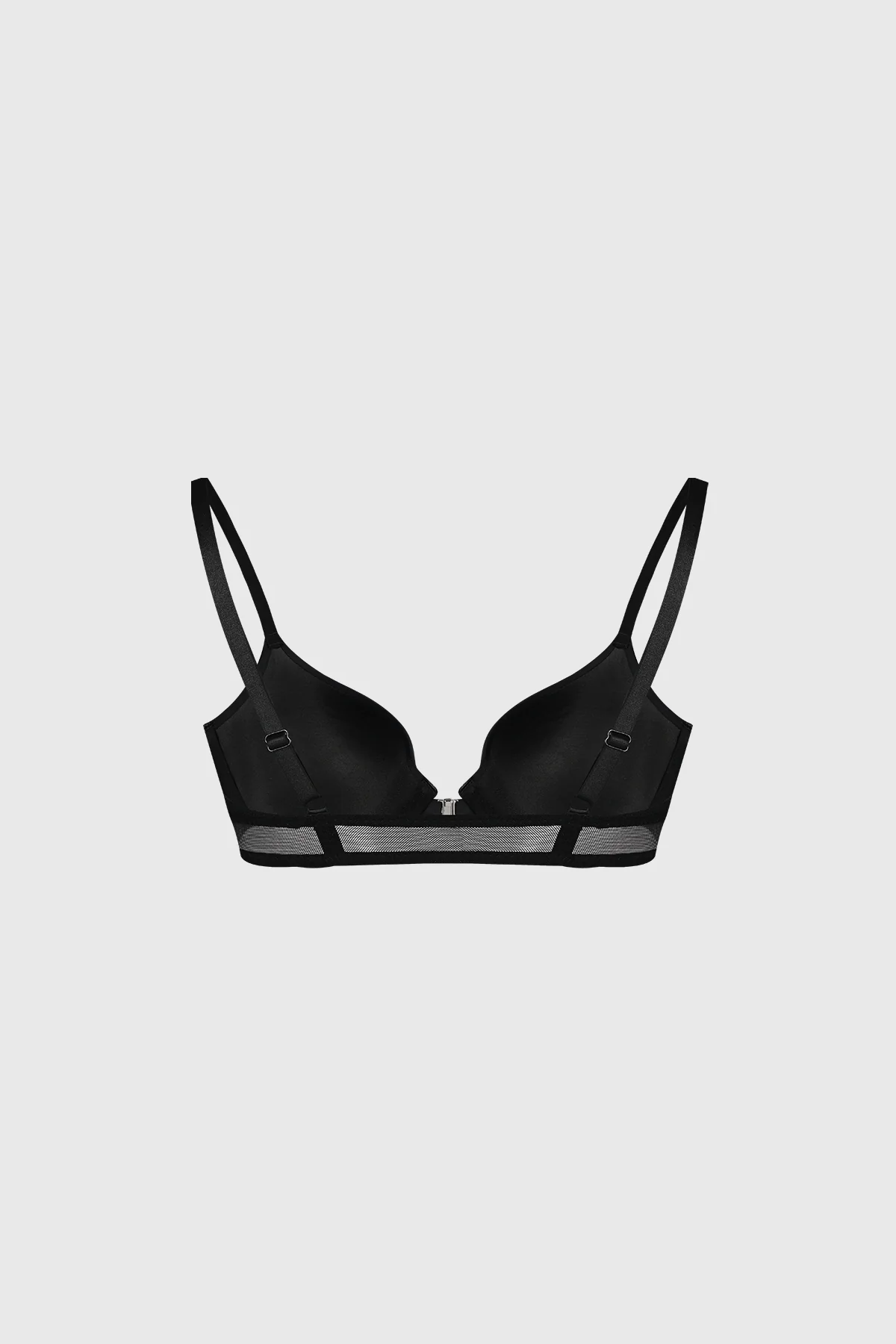 Sostén Mujer Copa Soft Detalle Mesh Espalda Negro - Image 2