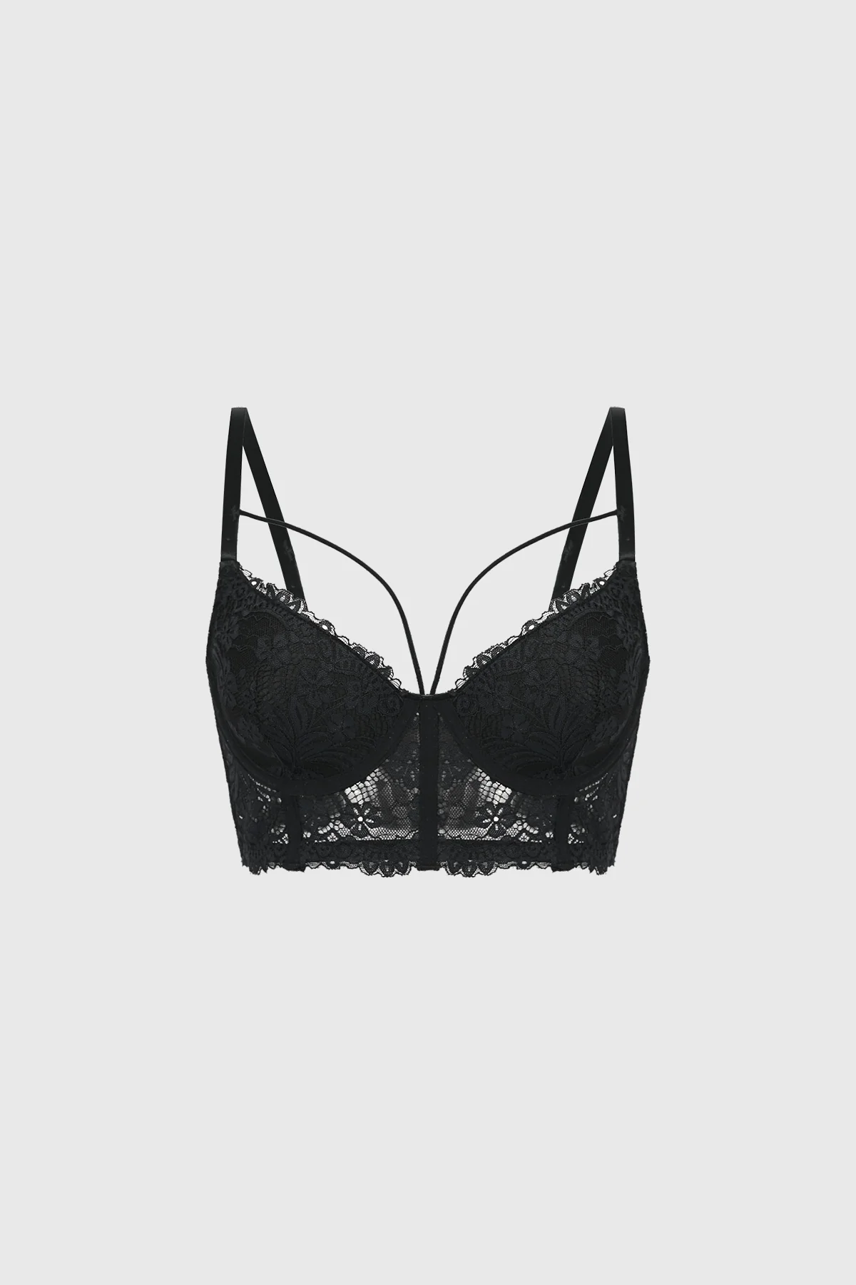 Sostén Mujer Copa Soft Encaje Negro